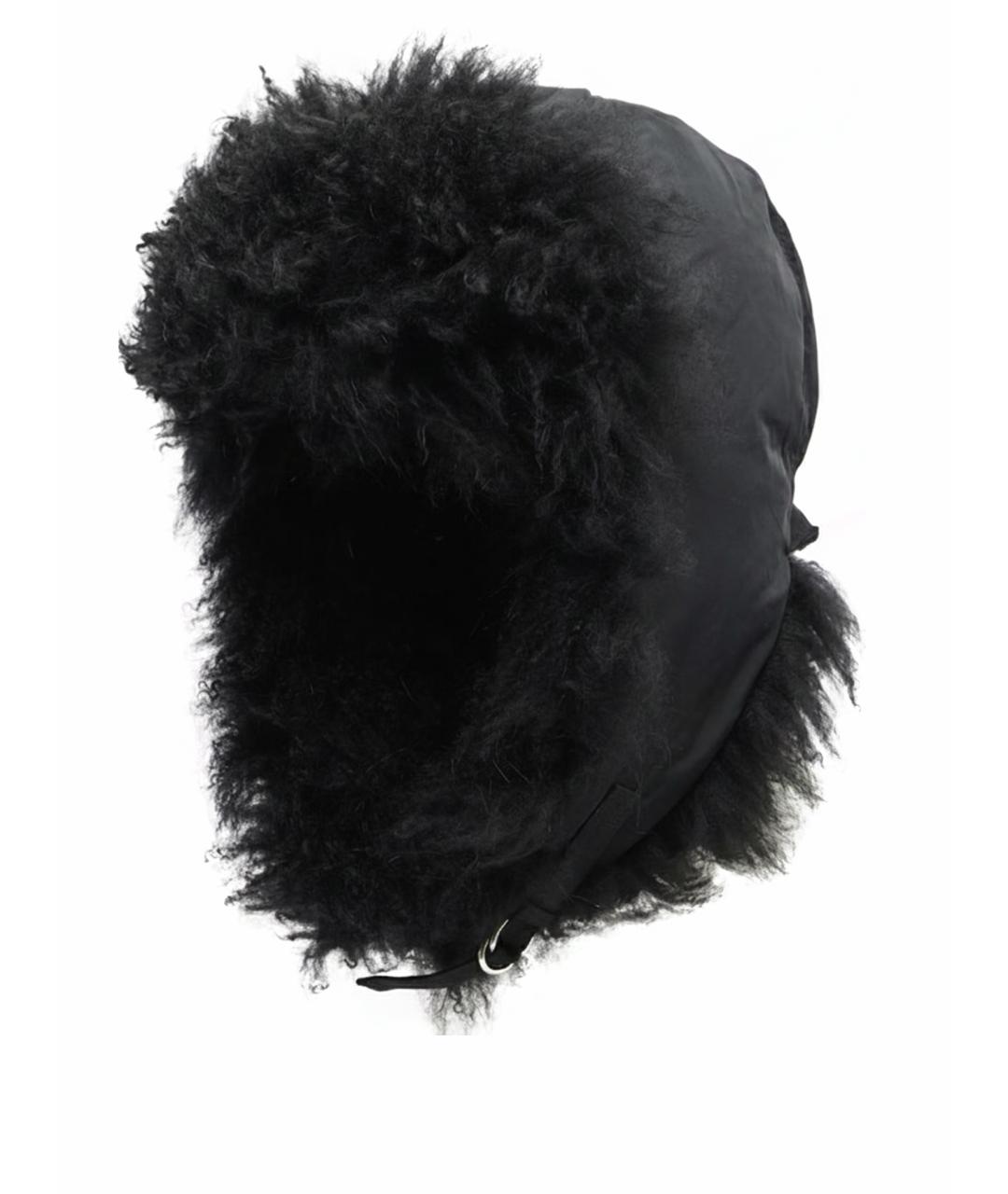 YVES SALOMON Черная шапка, фото 1