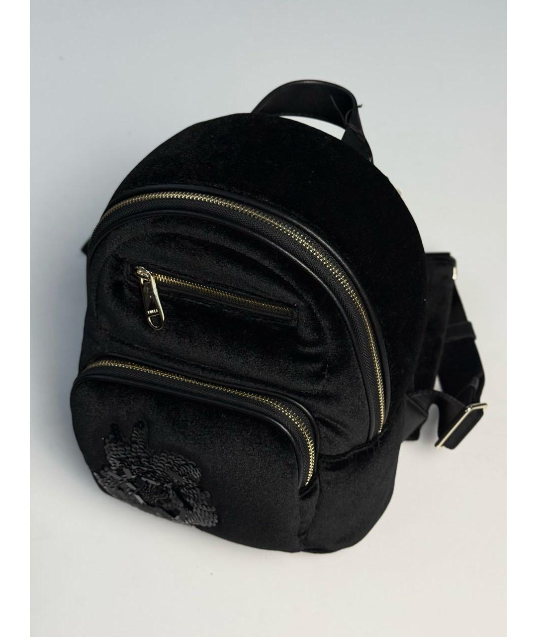 FURLA Черный бархатный рюкзак, фото 9
