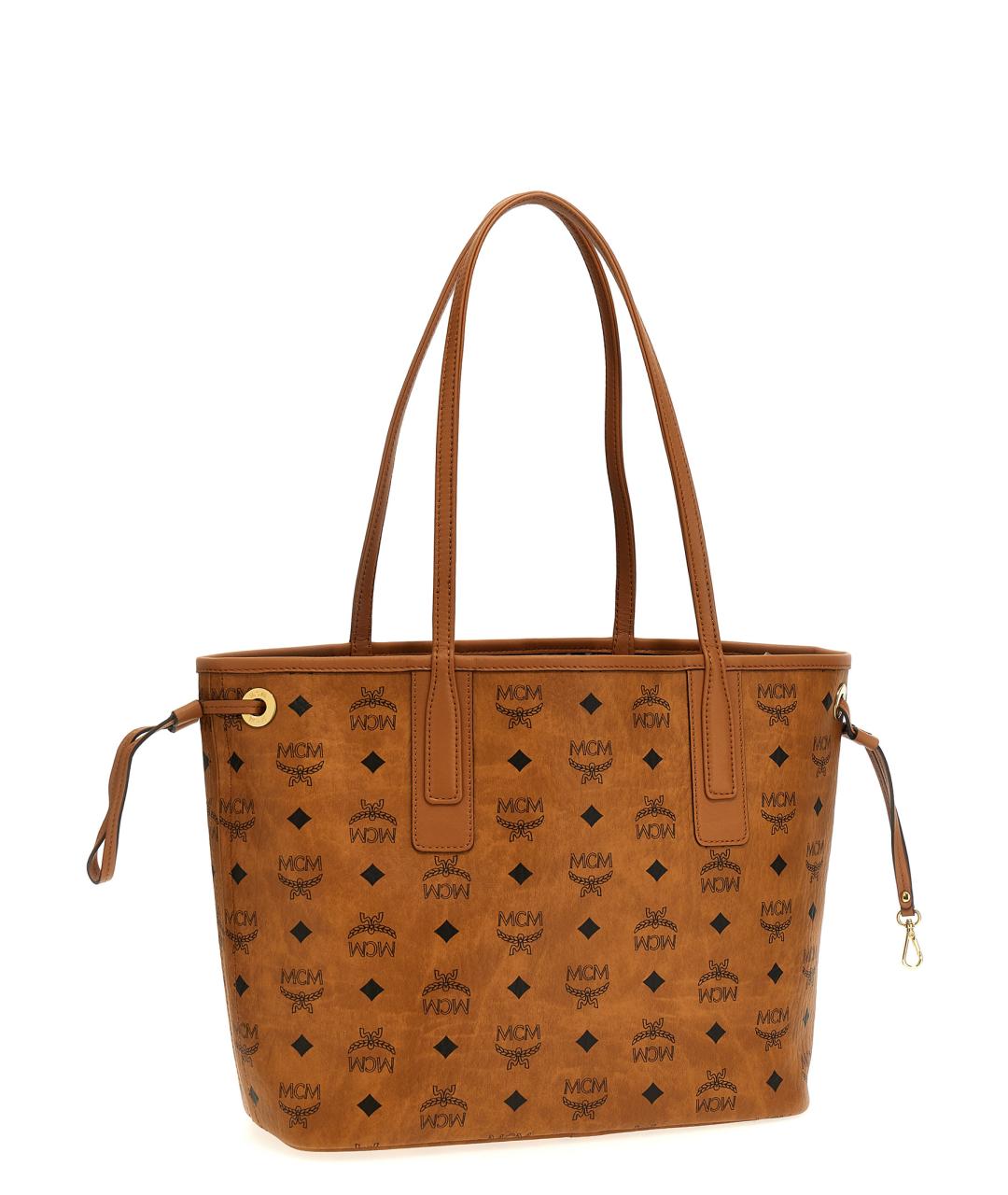 MCM Коричневая сумка тоут из искусственной кожи, фото 1