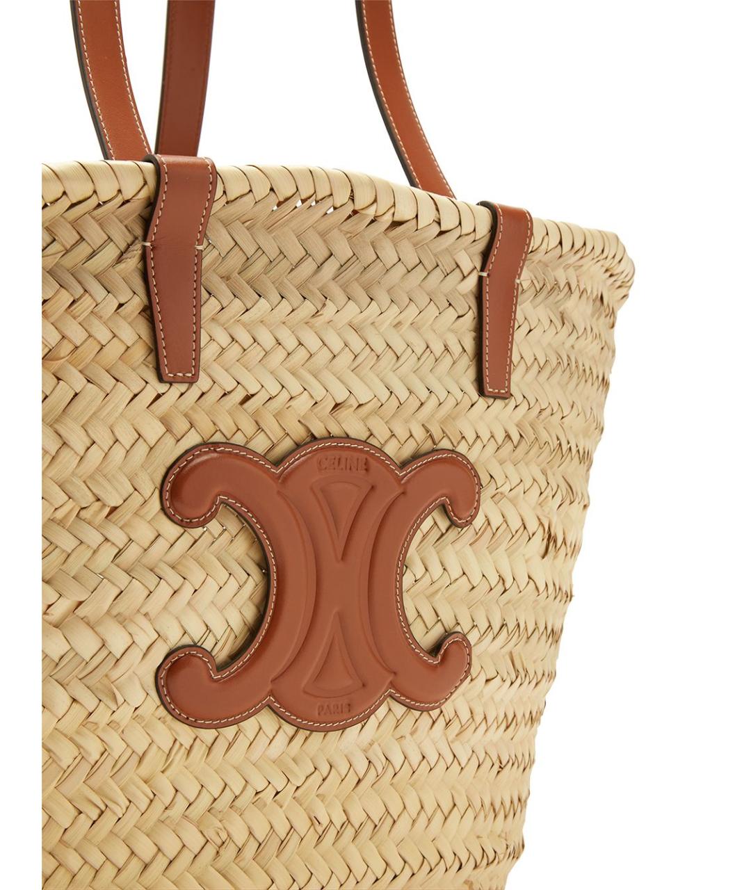 CELINE Коричневая сумка тоут, фото 3