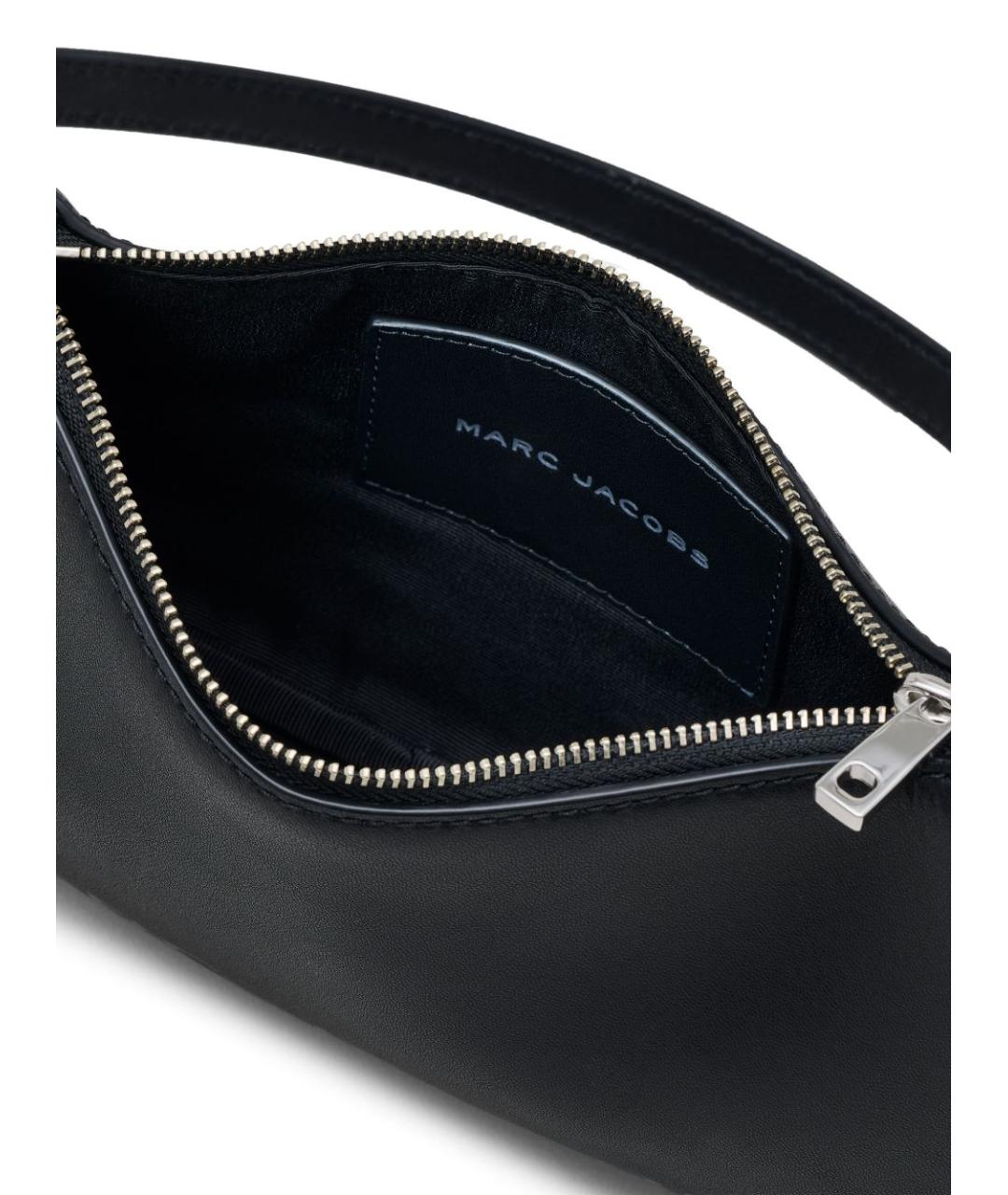 MARC JACOBS Черная кожаная сумка через плечо, фото 2