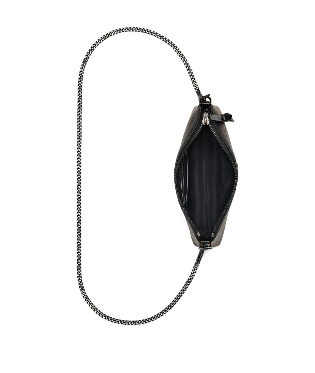 MARC JACOBS Черная кожаная сумка с короткими ручками, фото 6