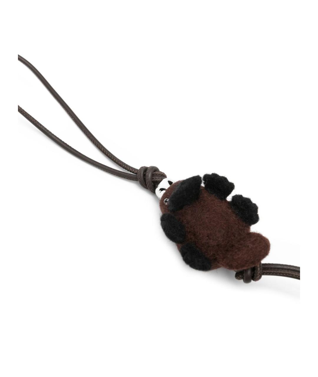 LOEWE Коричневый брелок, фото 3