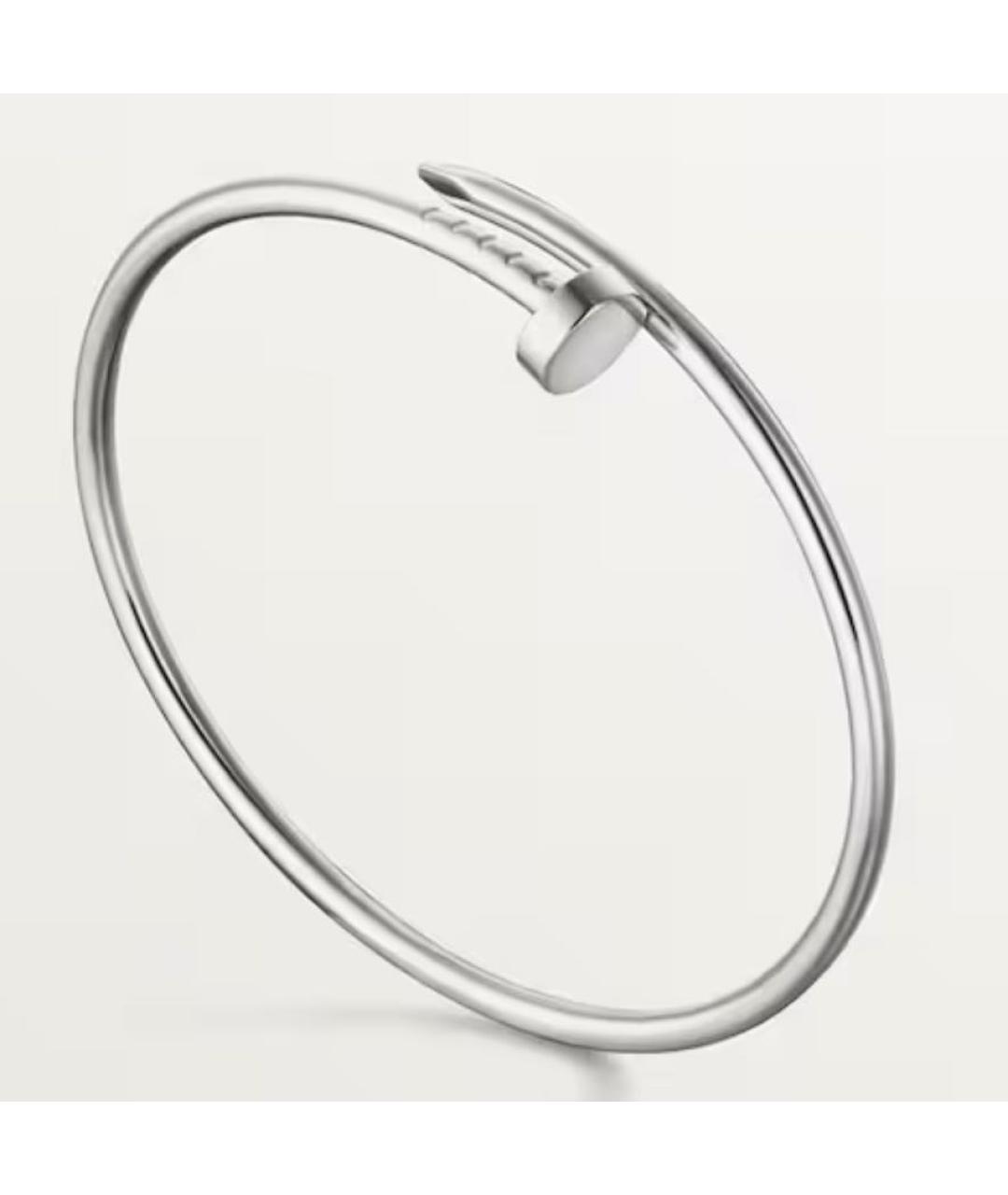 CARTIER Серебрянный браслет из белого золота, фото 2