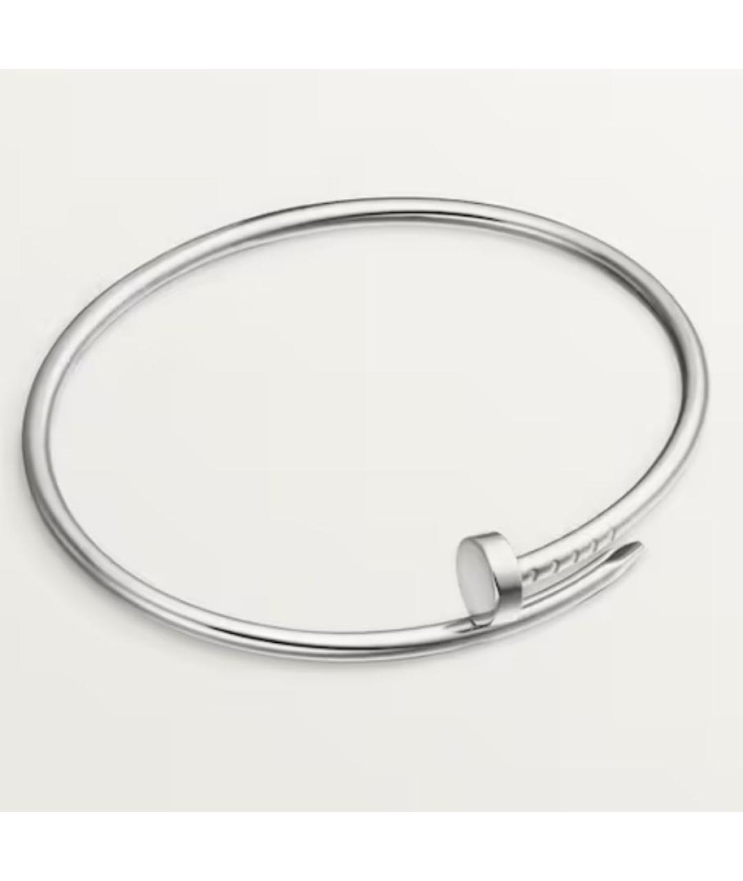 CARTIER Серебрянный браслет из белого золота, фото 1