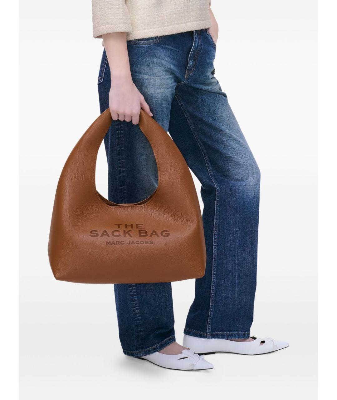 MARC JACOBS Коричневая кожаная сумка через плечо, фото 3