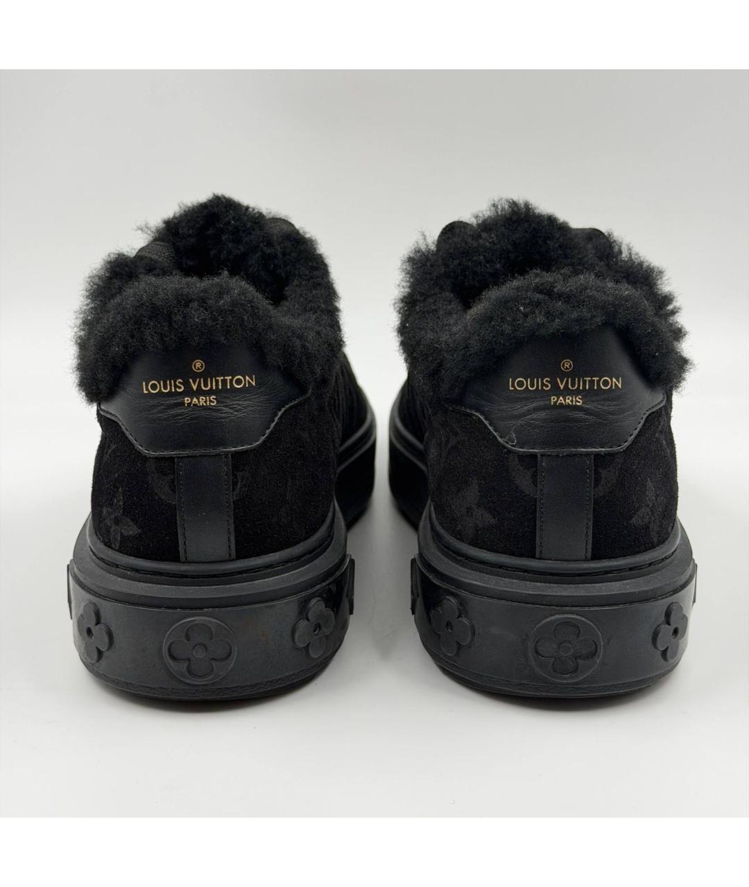 LOUIS VUITTON Черные кеды, фото 4