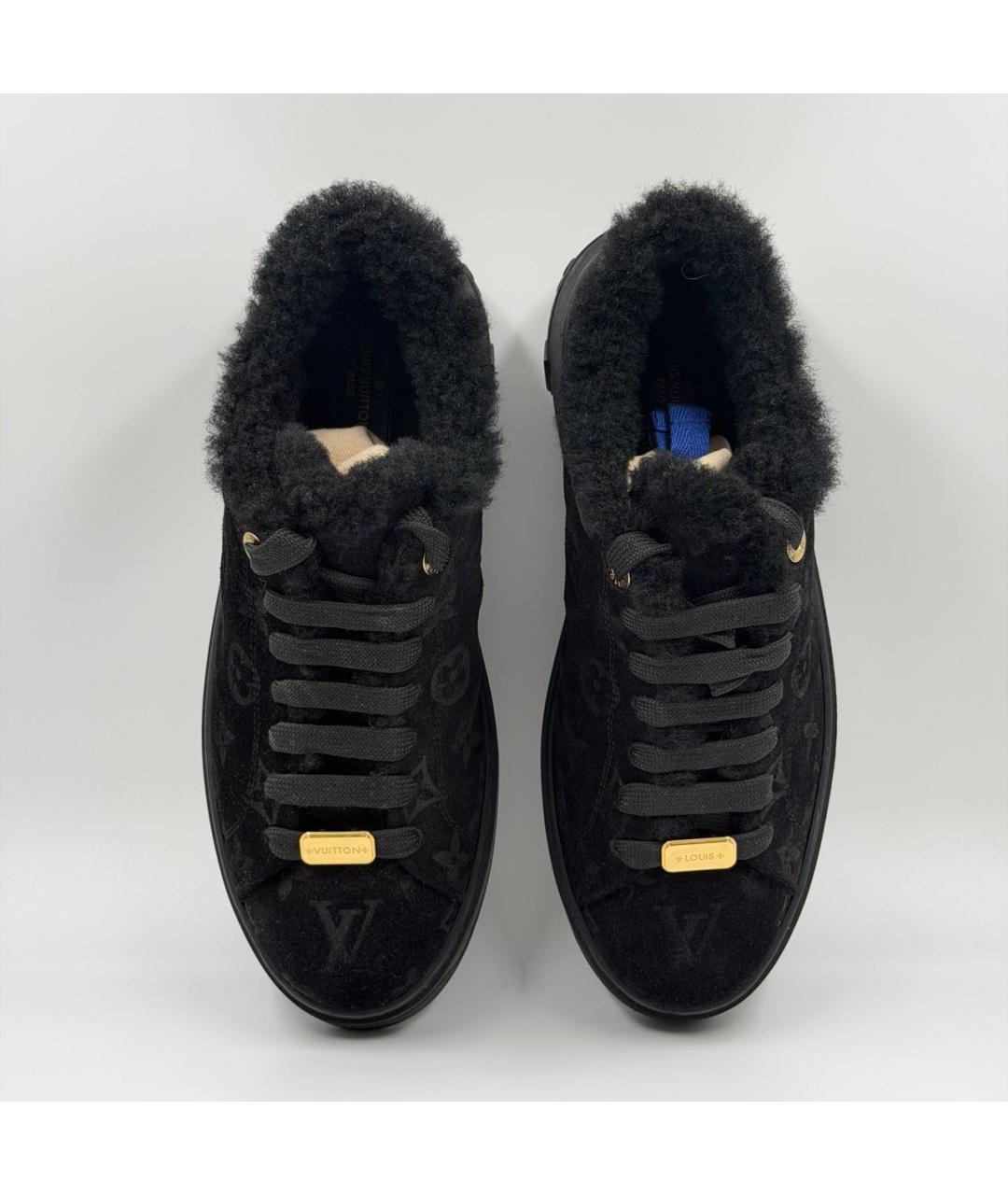 LOUIS VUITTON Черные кеды, фото 5