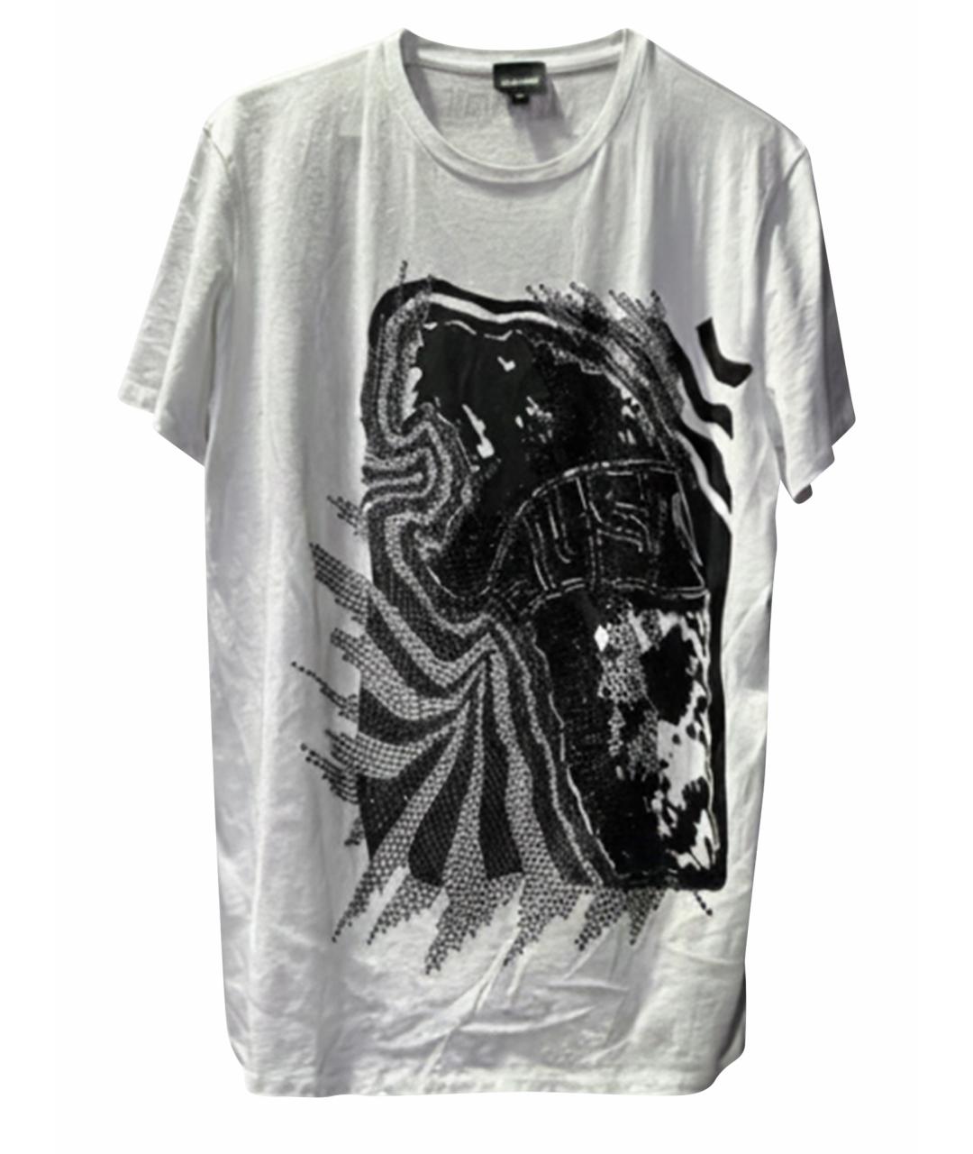 JUST CAVALLI Белая хлопковая футболка, фото 1