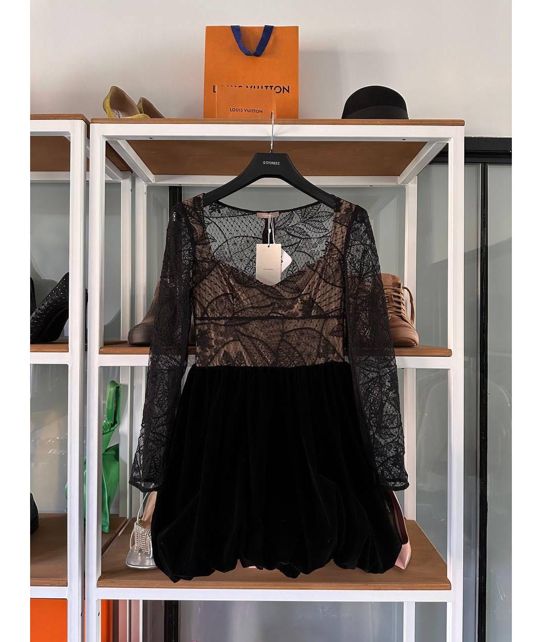 12 STOREEZ Черное полиэстеровое коктейльное платье, фото 5