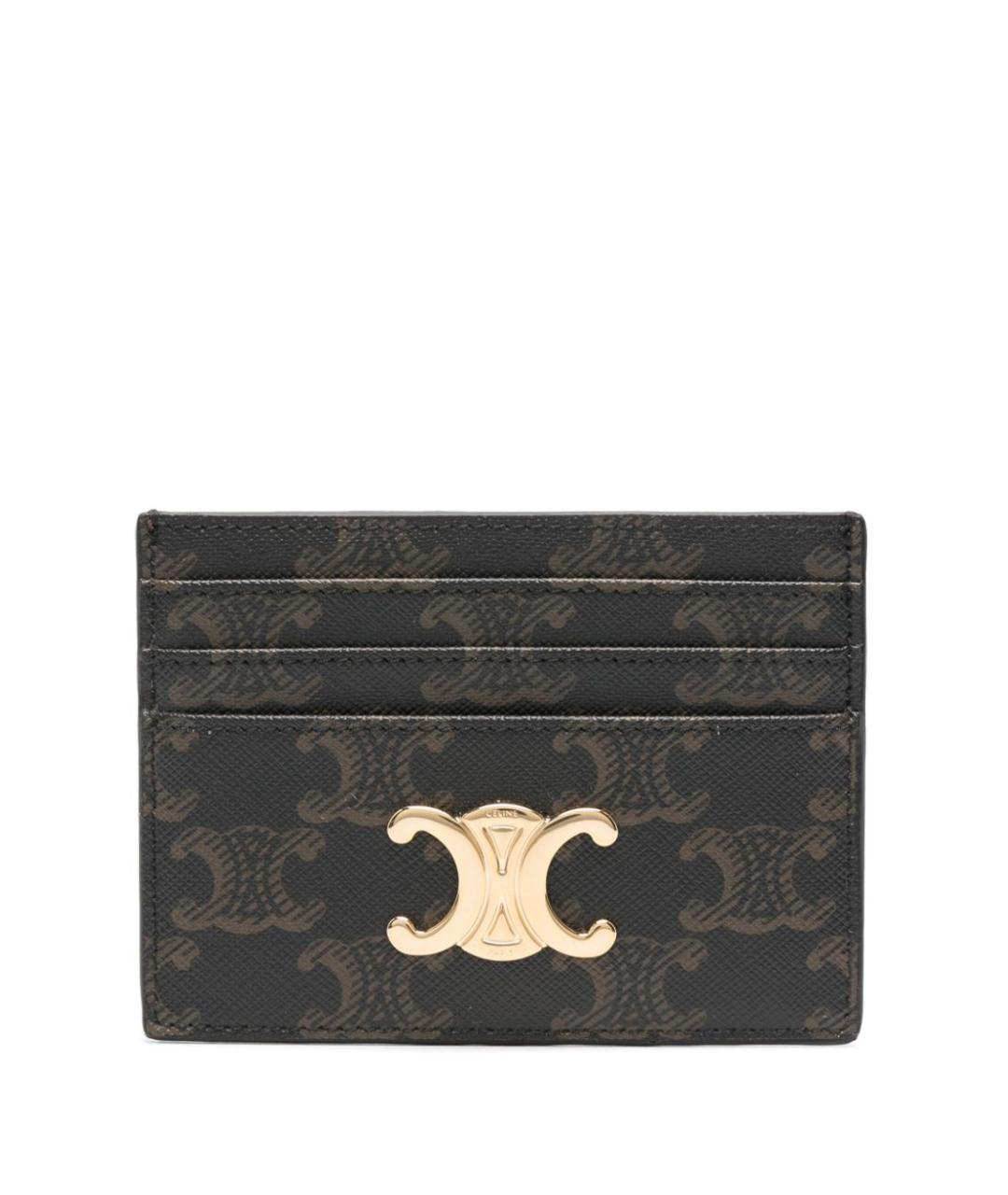 CELINE Коричневый кардхолдер, фото 1