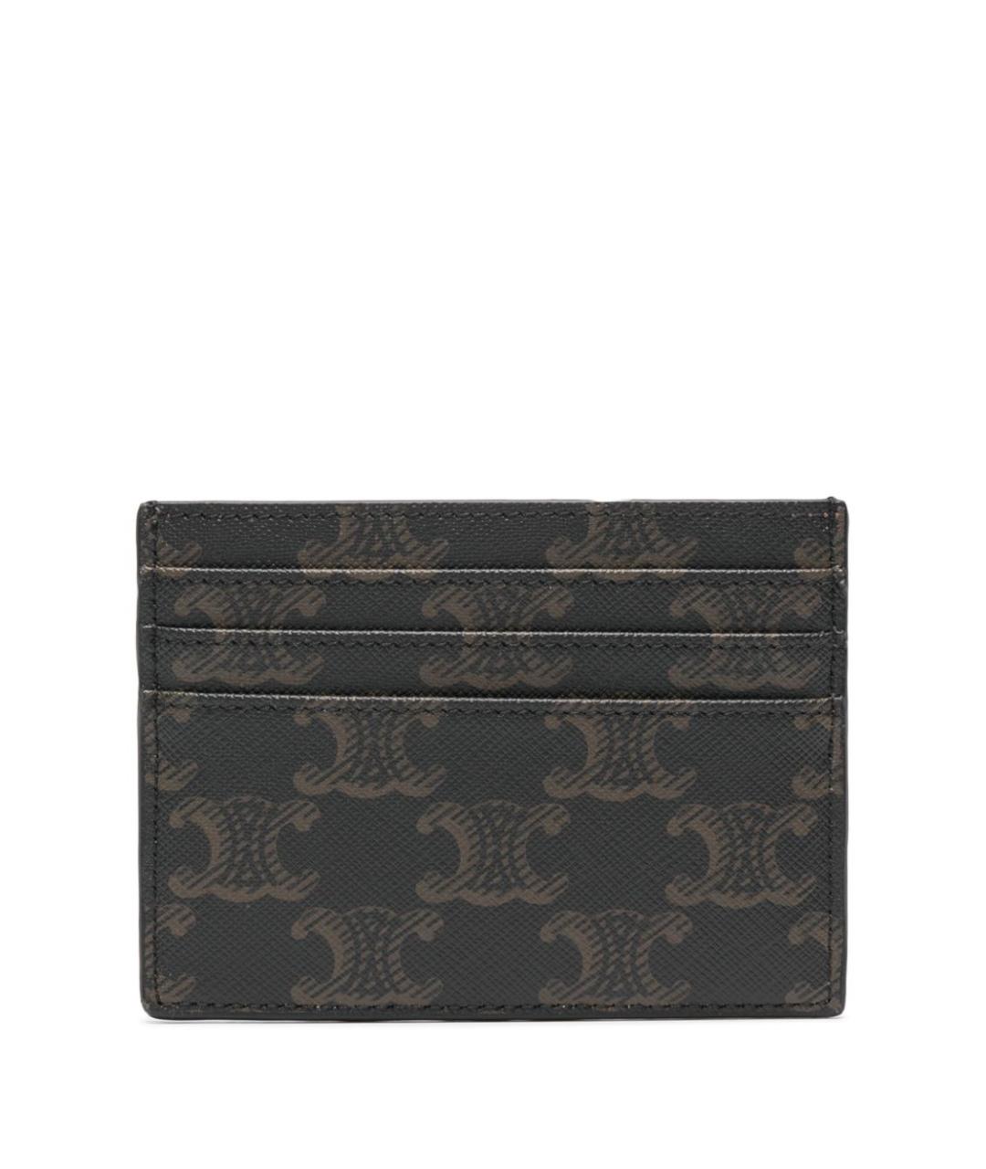 CELINE Коричневый кардхолдер, фото 3