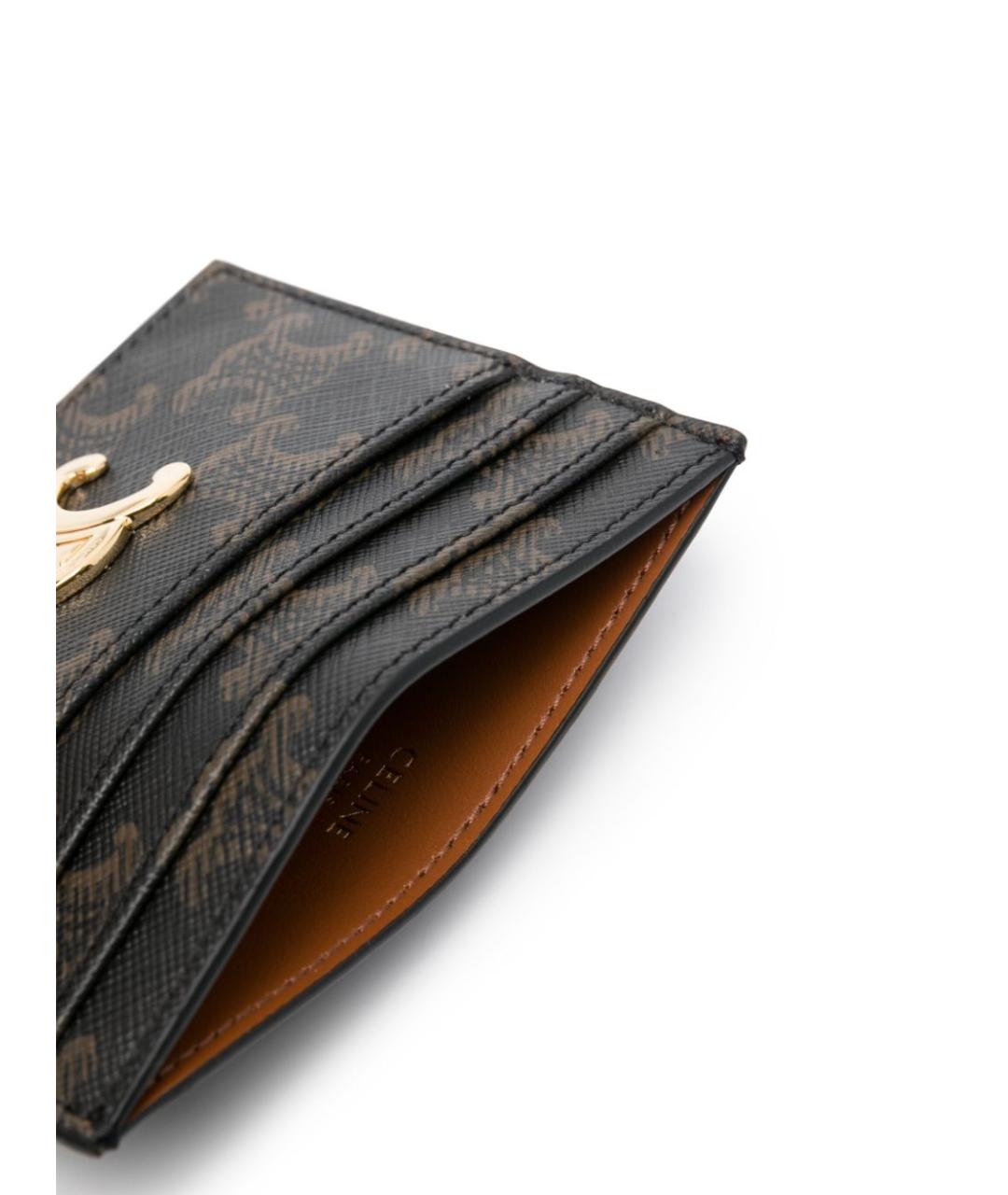 CELINE Коричневый кардхолдер, фото 2