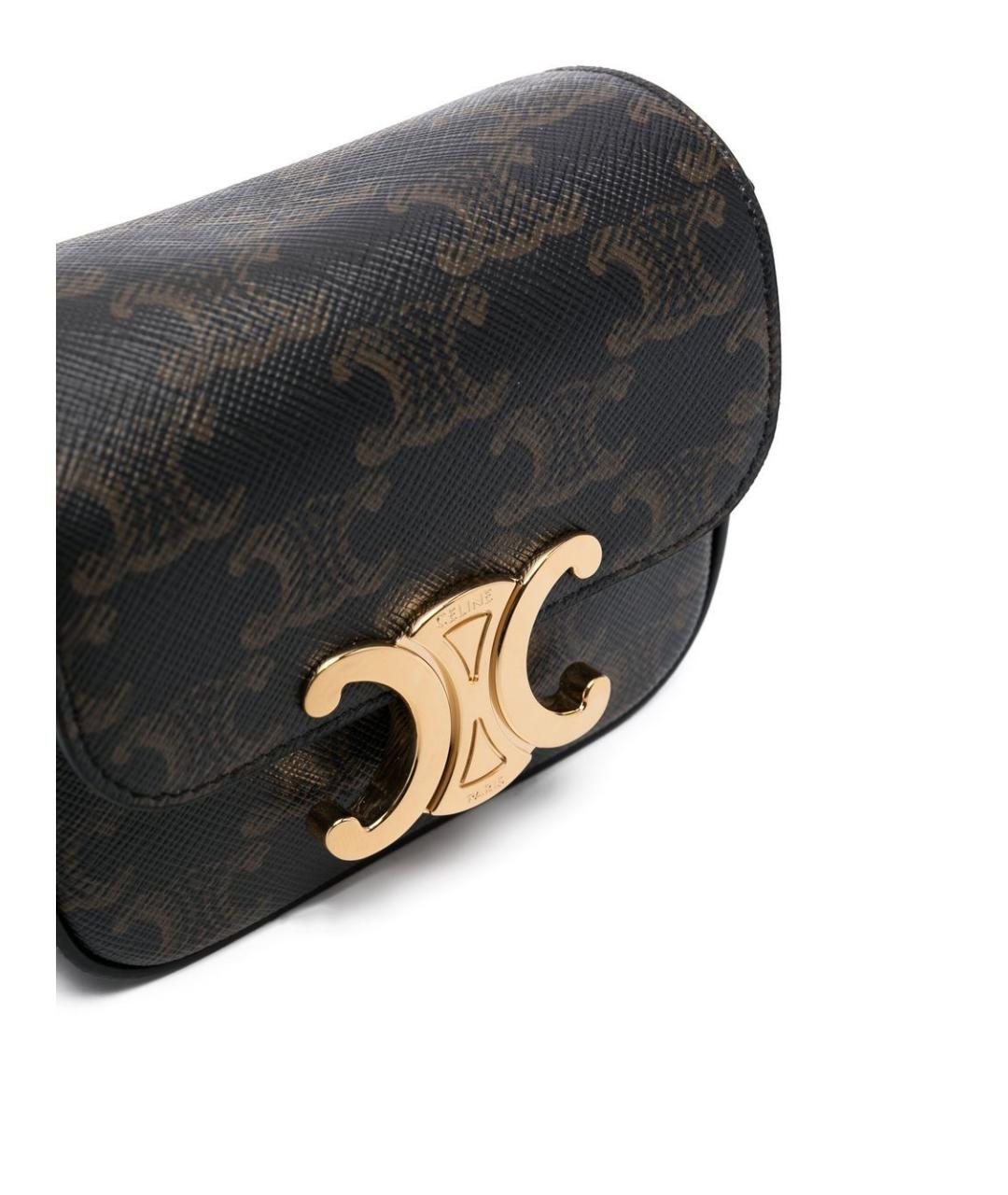 CELINE Коричневая сумка через плечо, фото 4