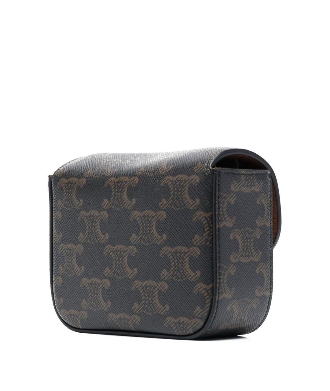 CELINE Коричневая сумка через плечо, фото 2