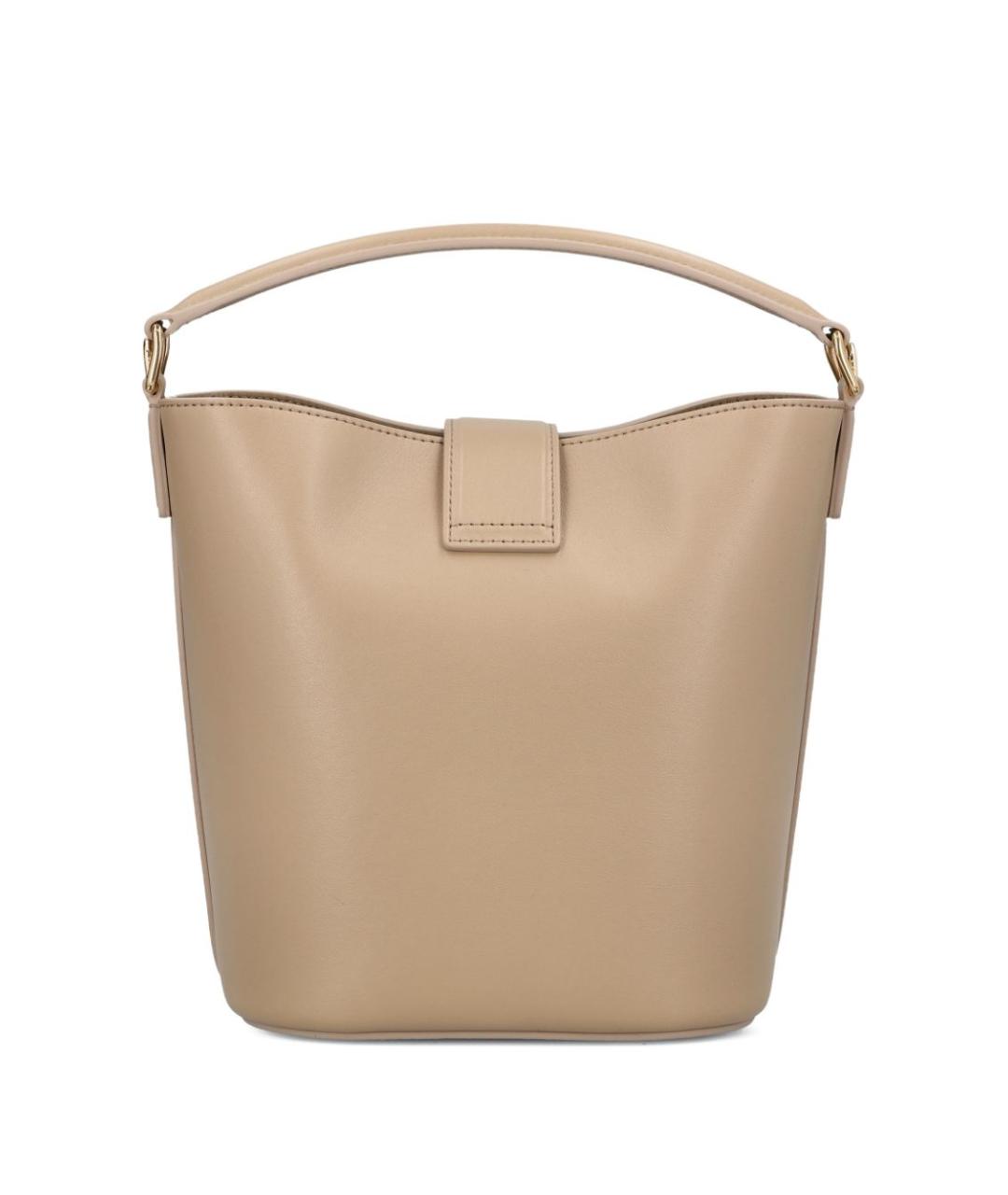 CELINE Бежевая кожаная сумка тоут, фото 4