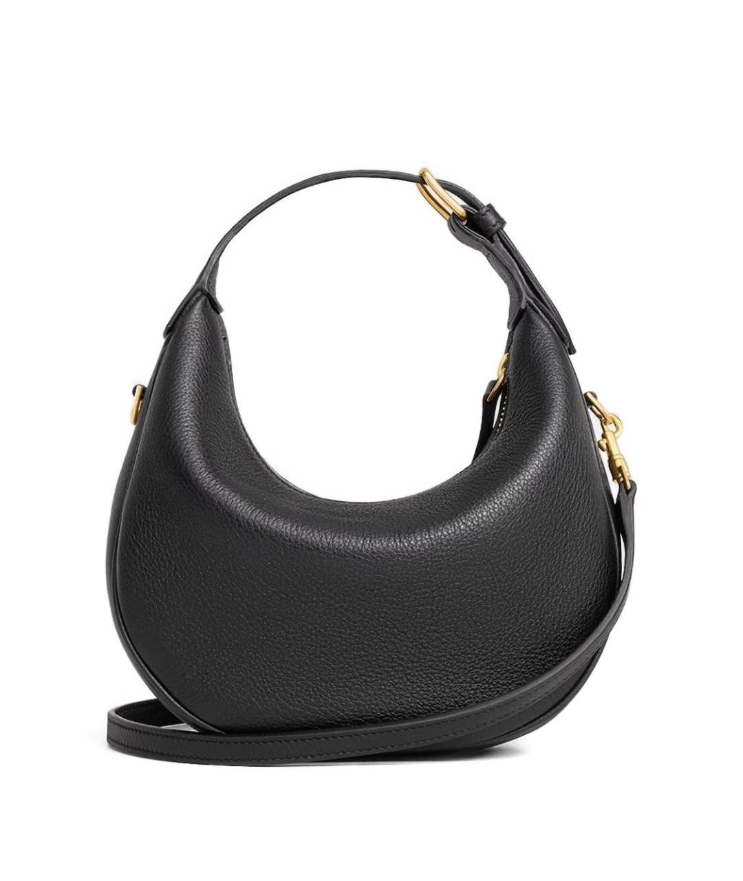 CELINE Черная кожаная сумка через плечо, фото 3