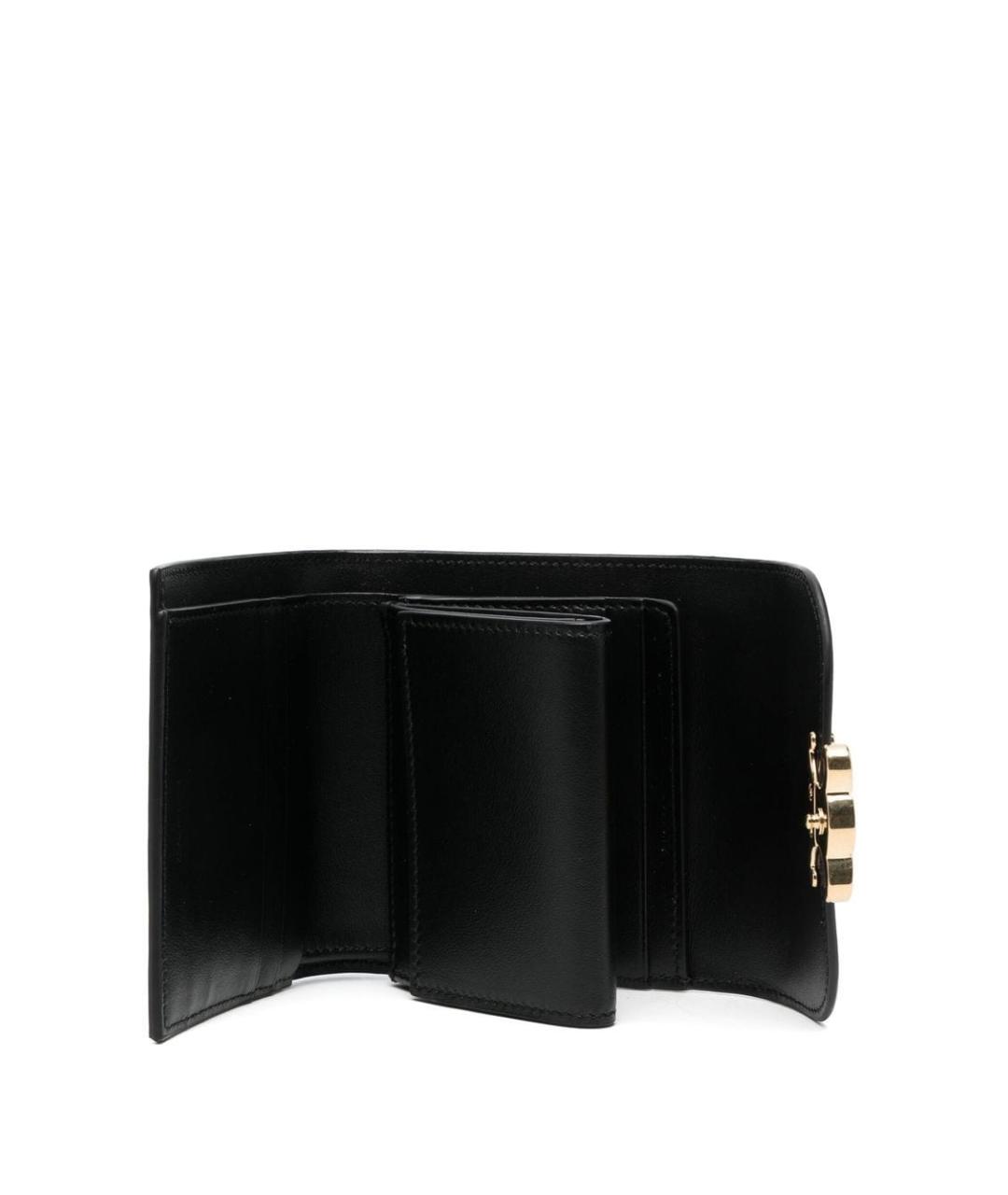 CELINE Черный кожаный кошелек, фото 3