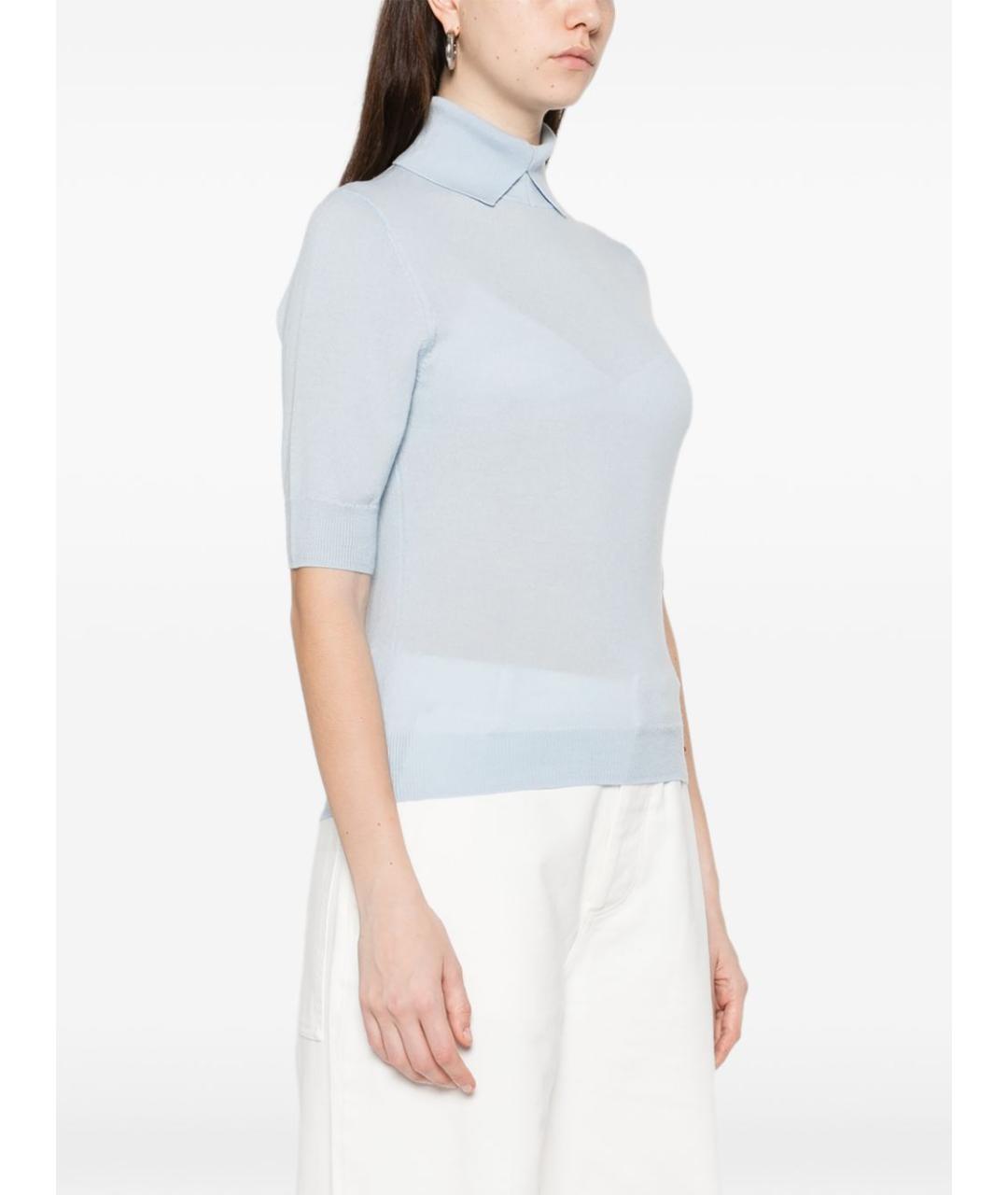 HERSKIND Голубой шерстяной джемпер / свитер, фото 4