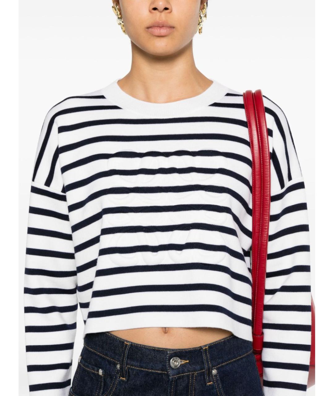 LOEWE Белый шерстяной джемпер / свитер, фото 4