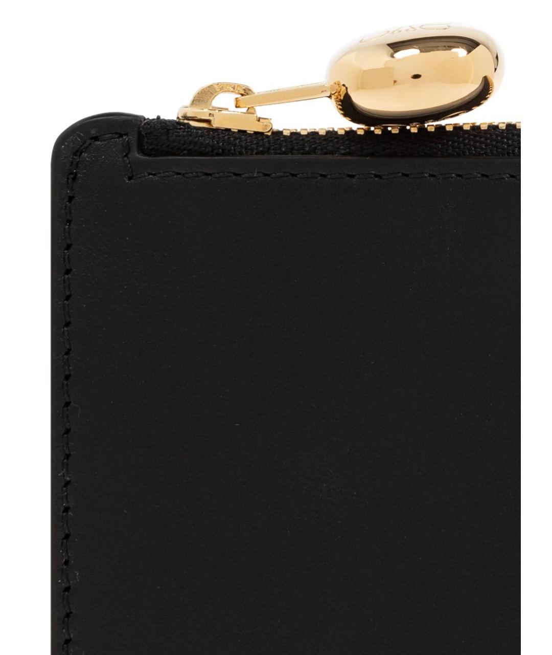 LOEWE Черный кожаный кошелек, фото 3
