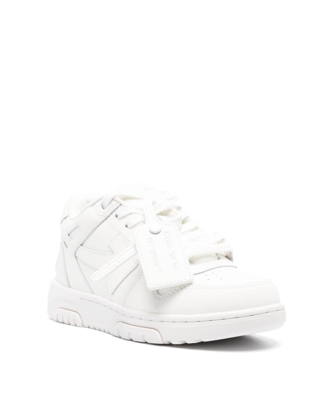 OFF-WHITE Белые кроссовки, фото 3
