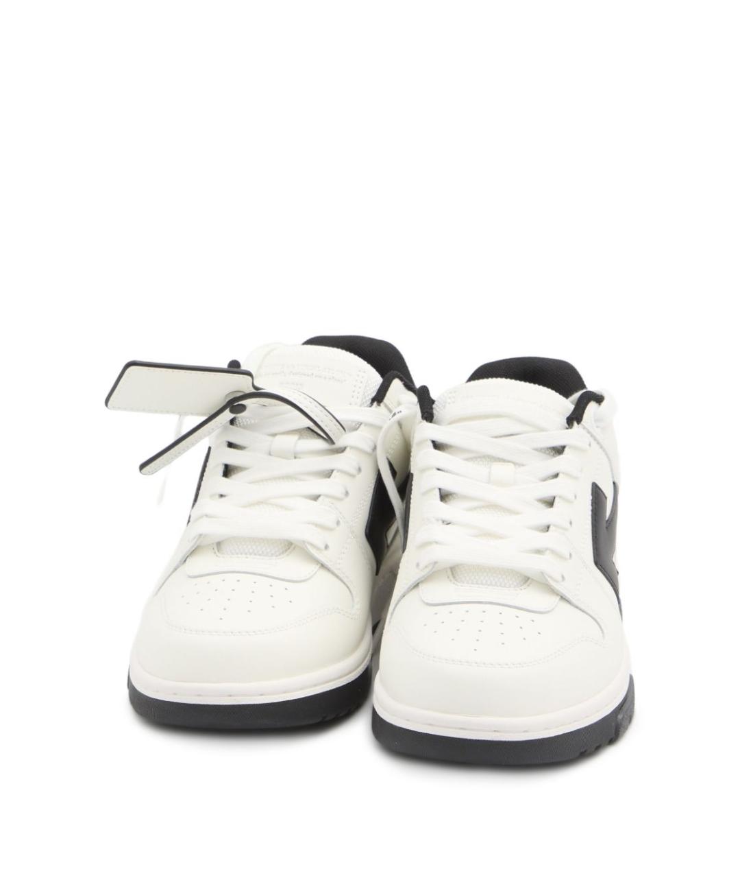 OFF-WHITE Белые низкие кроссовки / кеды, фото 4