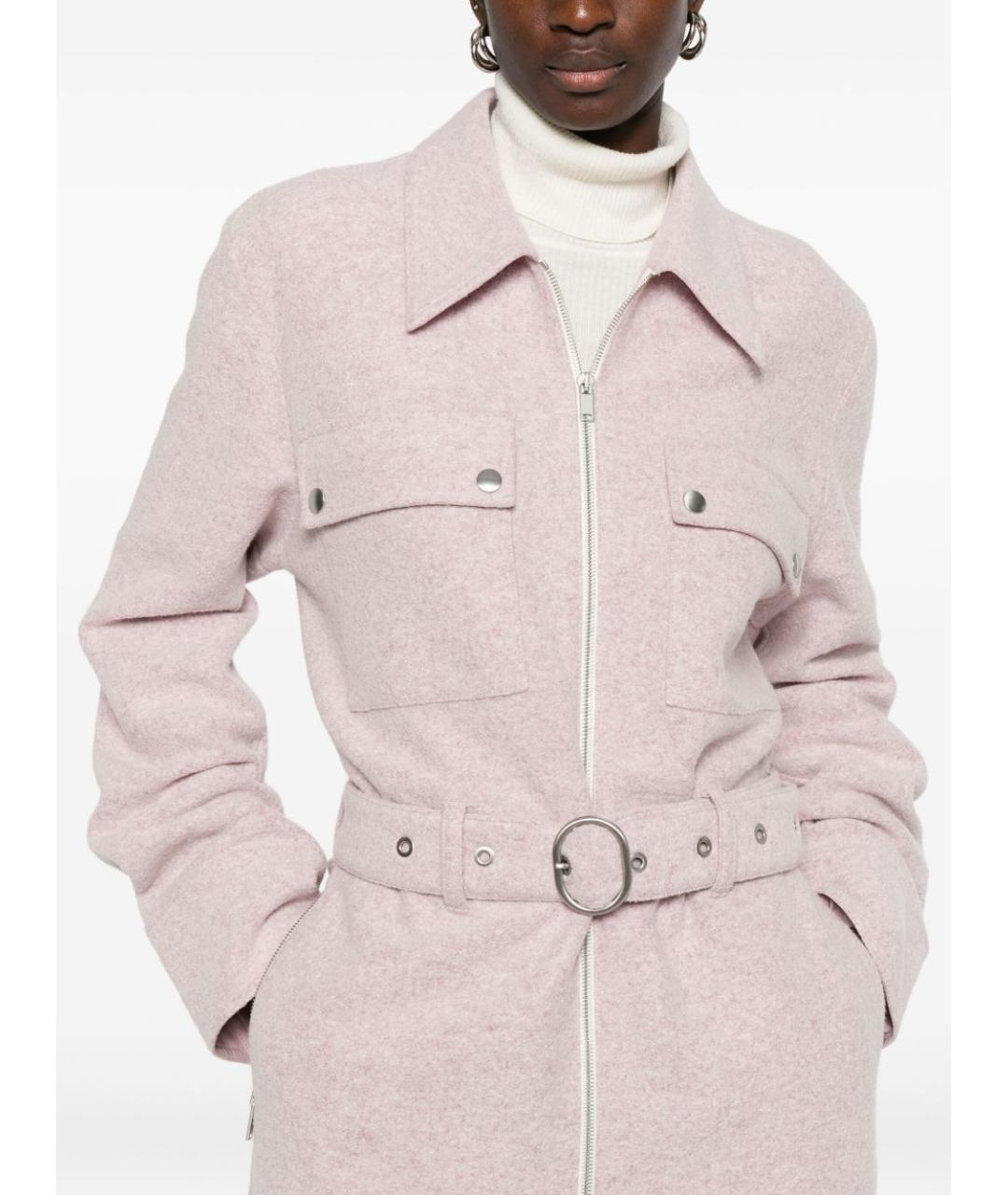 JIL SANDER Розовый шерстяной комбинезон, фото 4