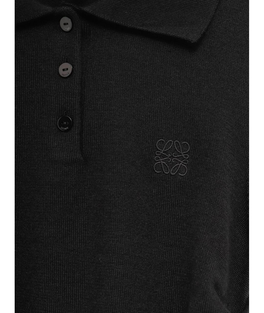 LOEWE Черный кашемировый джемпер / свитер, фото 3