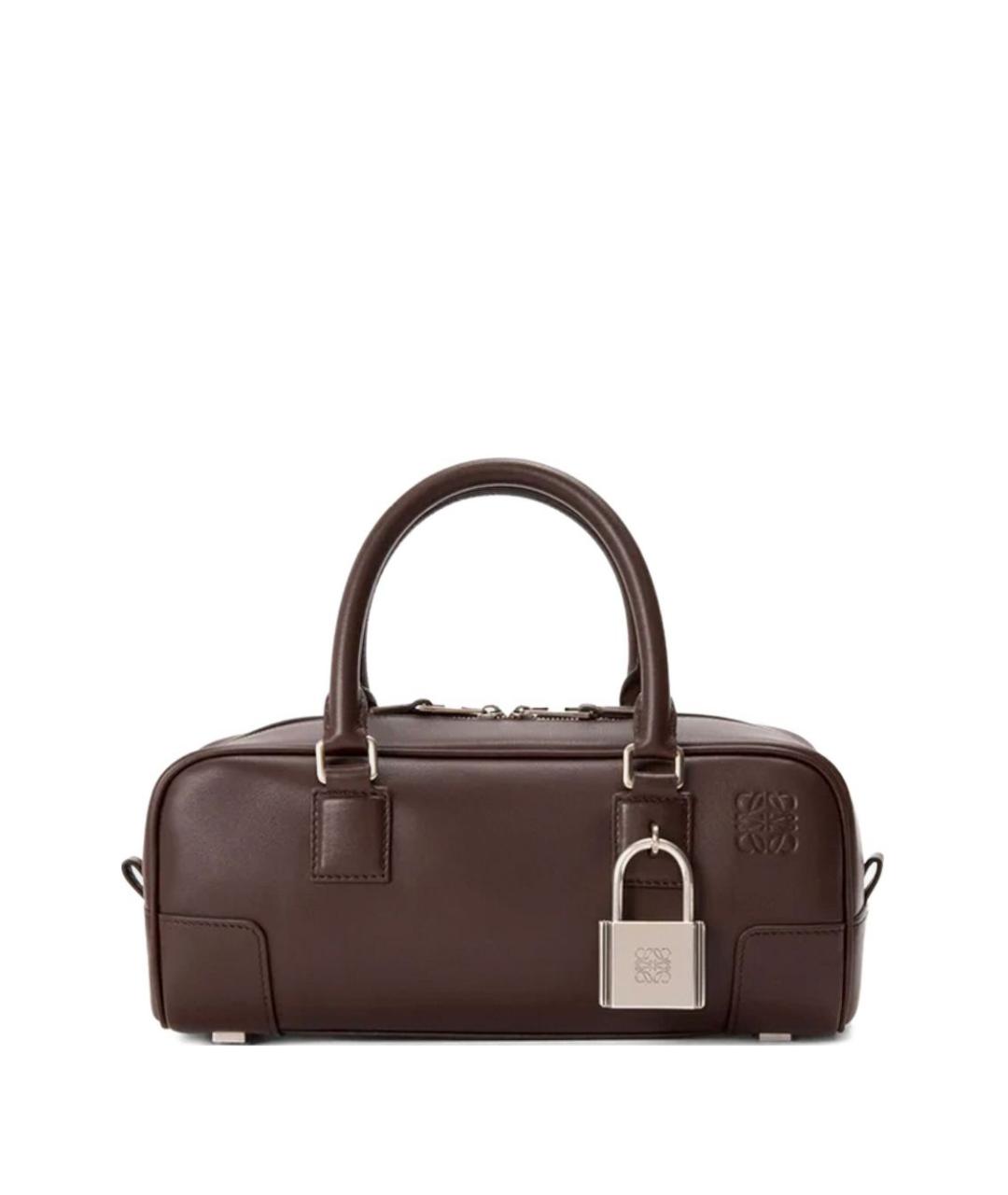 LOEWE Коричневая кожаная сумка тоут, фото 1