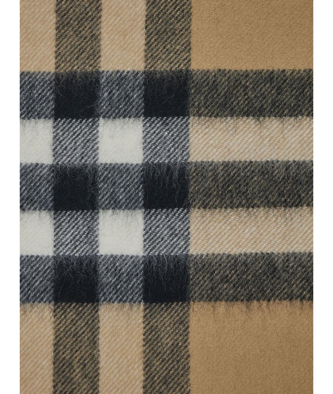 BURBERRY Бежевый кашемировый шарф, фото 3