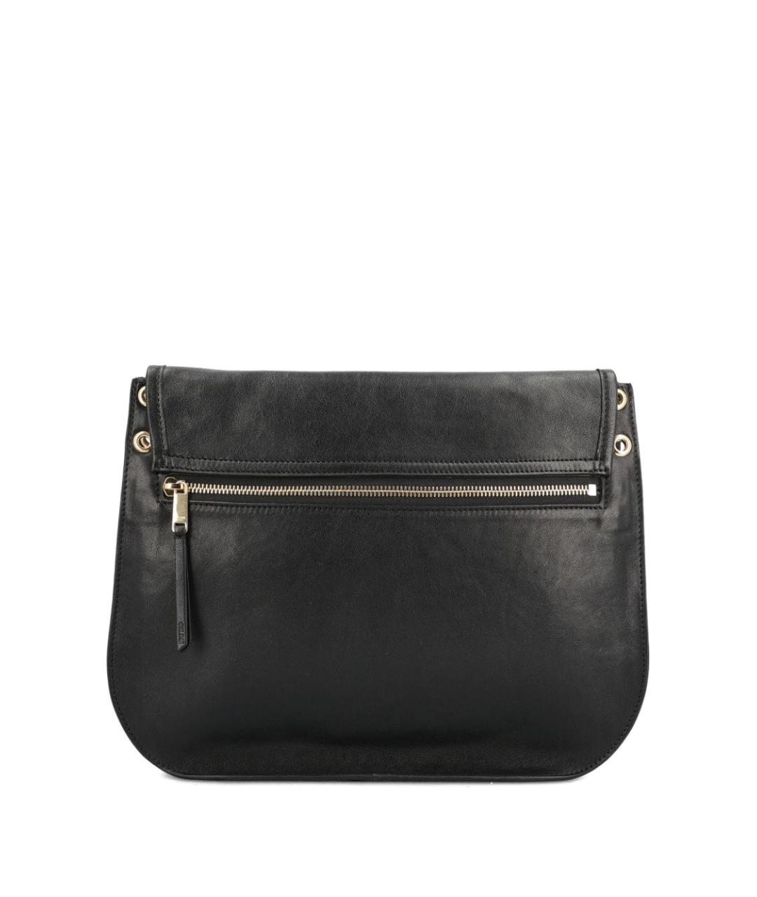 CELINE Черная кожаная сумка через плечо, фото 2