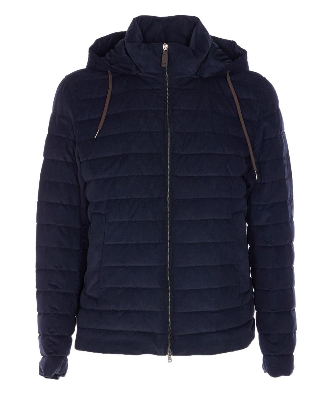 HERNO Синяя полиэстеровая куртка, фото 1