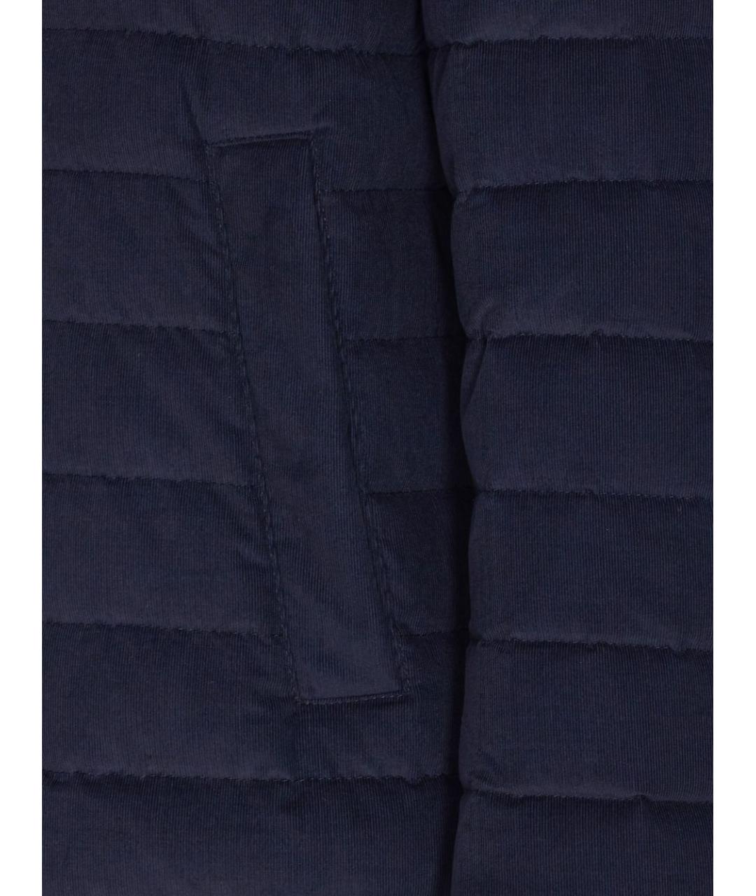 HERNO Синяя полиэстеровая куртка, фото 2