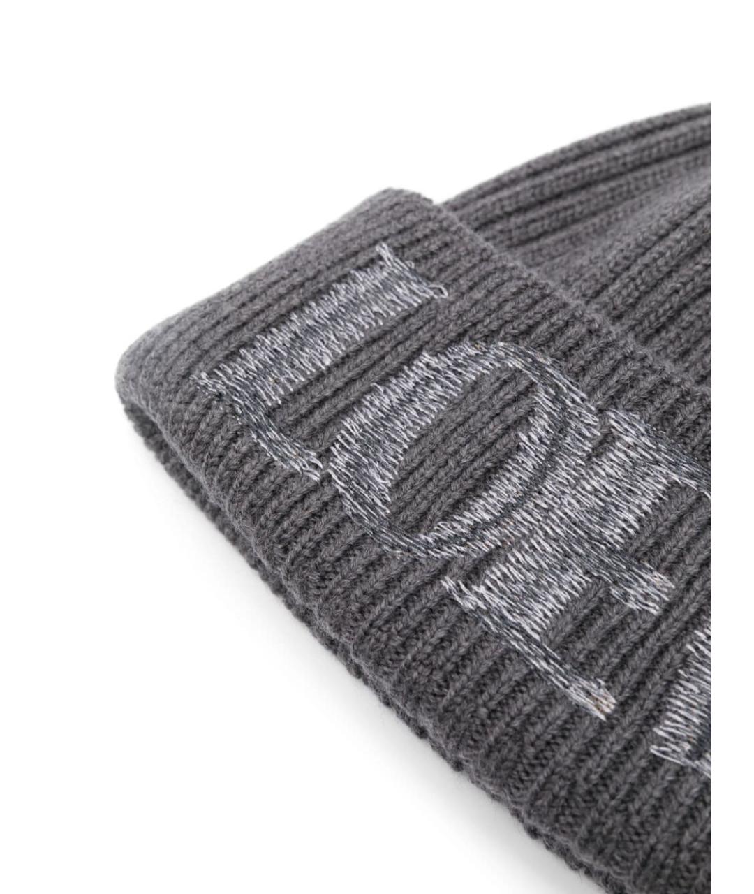 LOEWE Серая шапка, фото 2