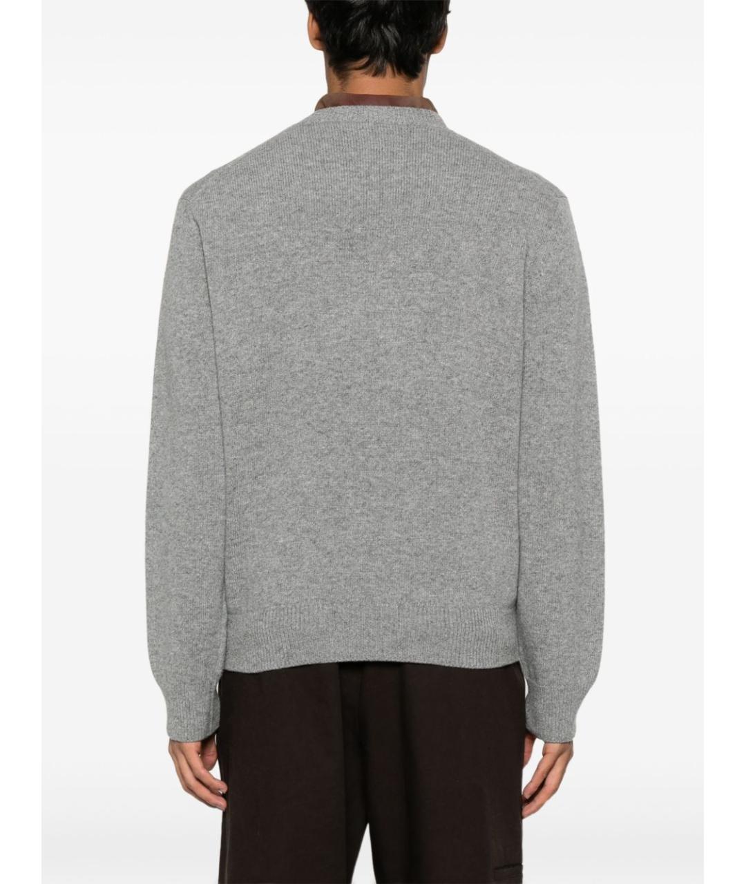 LOEWE Серый шерстяной джемпер / свитер, фото 2