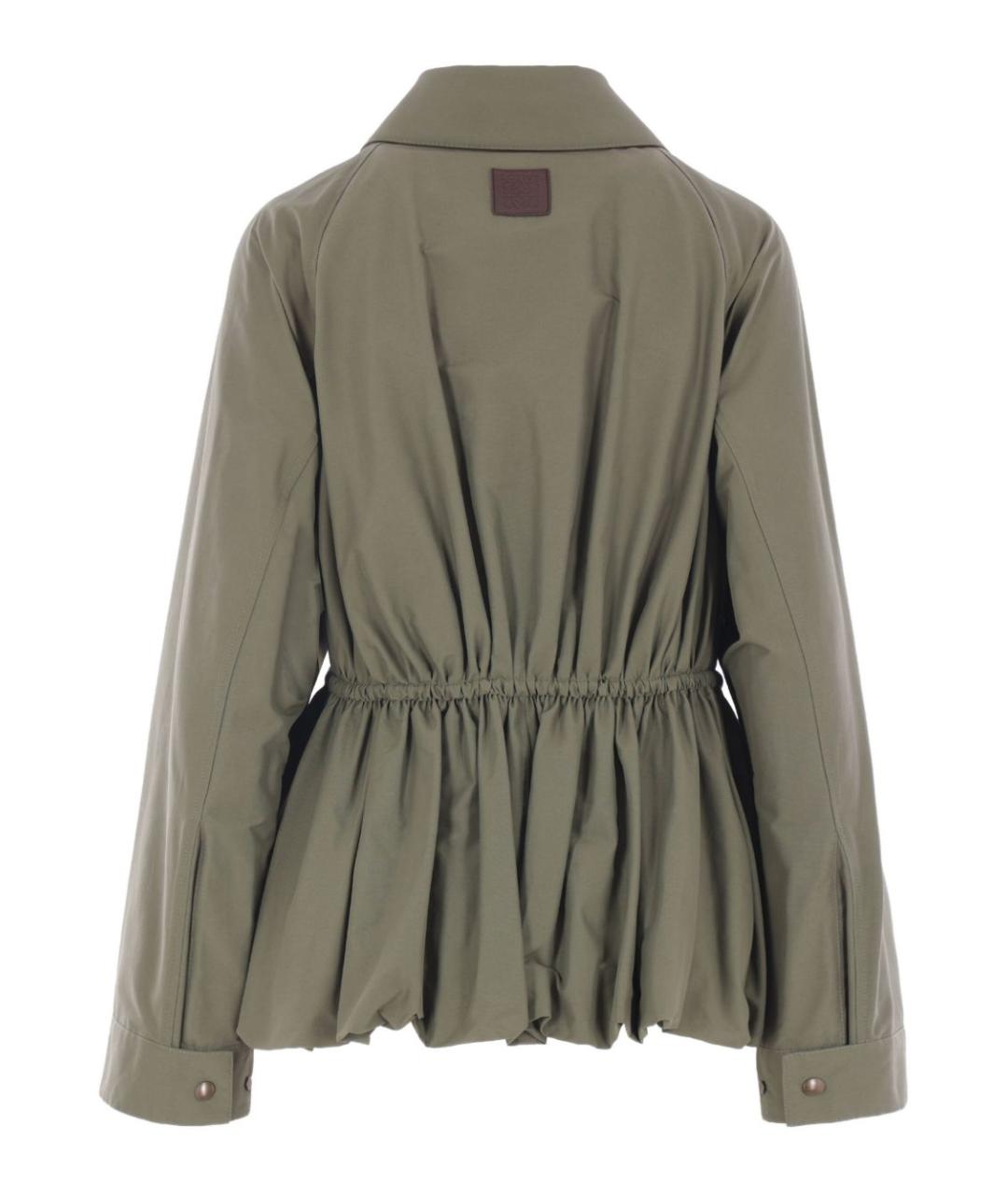 LOEWE Зеленая хлопковая куртка, фото 2