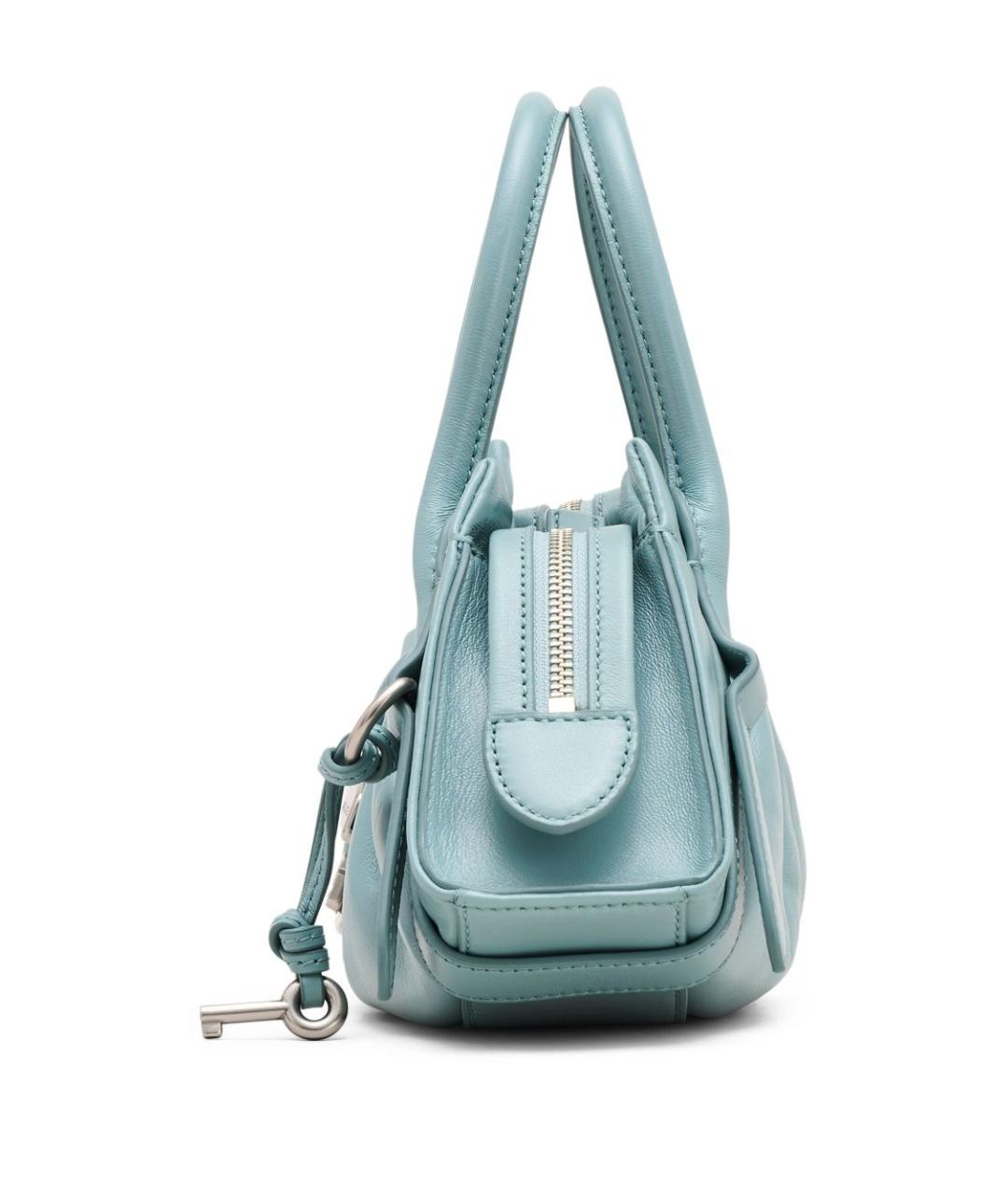 MARC JACOBS Голубая кожаная сумка через плечо, фото 5