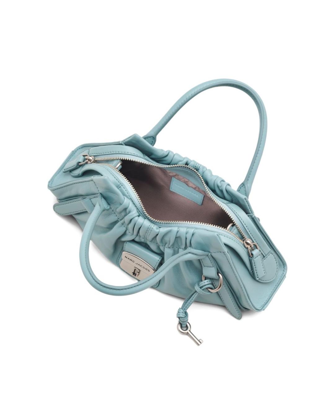 MARC JACOBS Голубая кожаная сумка через плечо, фото 2