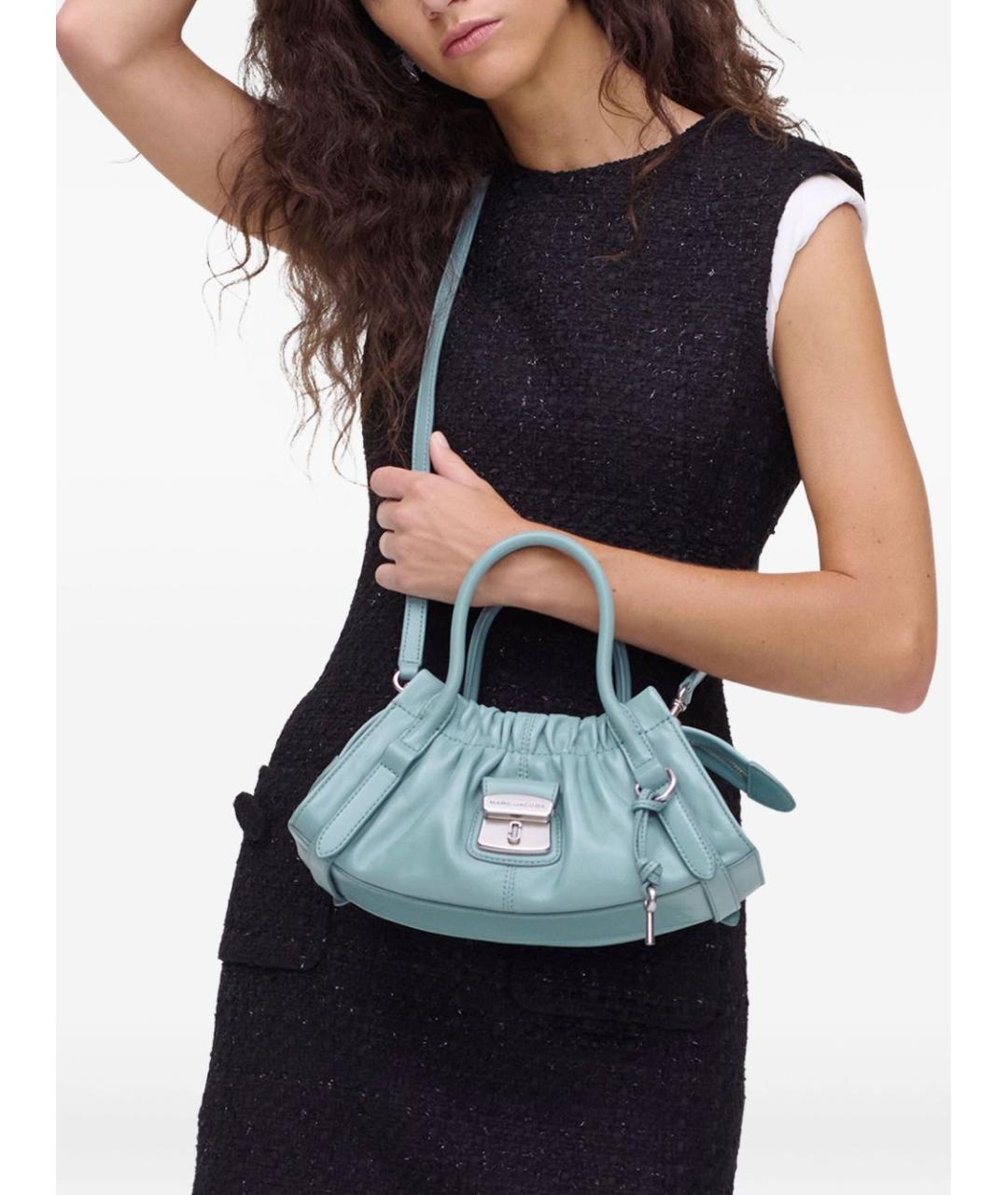 MARC JACOBS Голубая кожаная сумка через плечо, фото 3