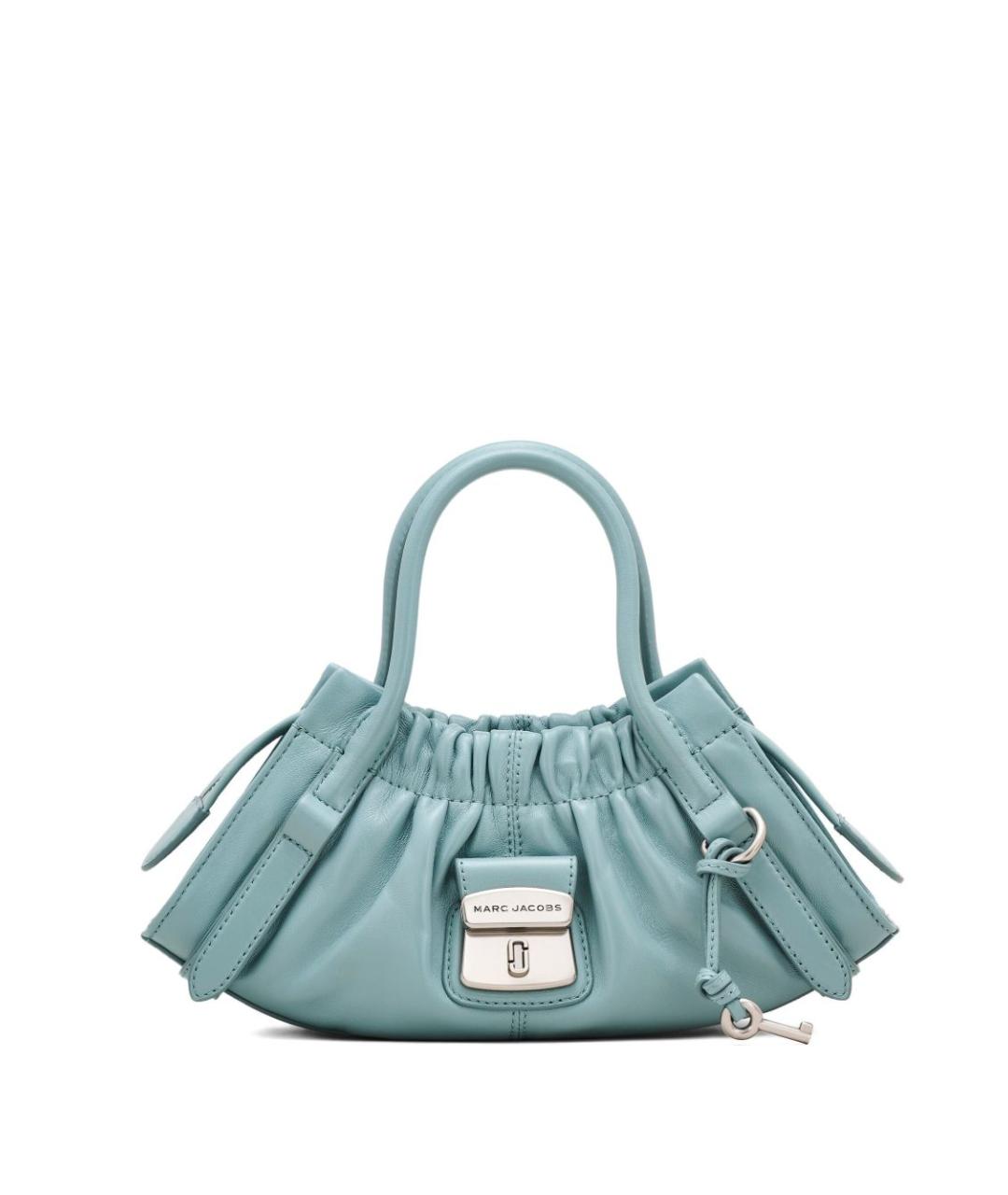 MARC JACOBS Голубая кожаная сумка через плечо, фото 1