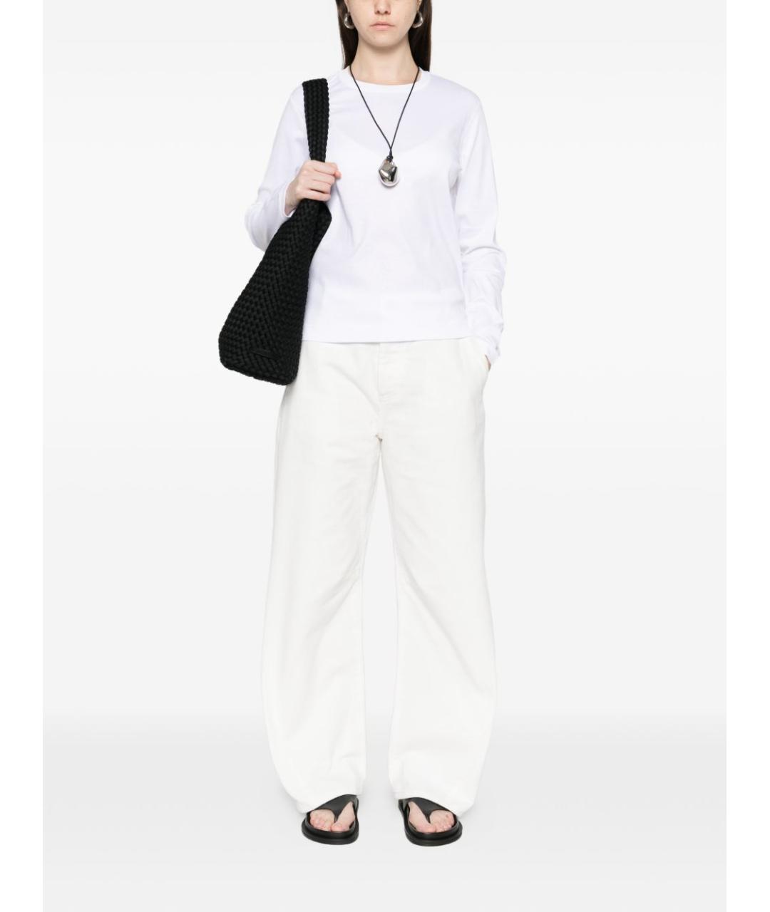 HERSKIND Белый хлопковый джемпер / свитер, фото 2