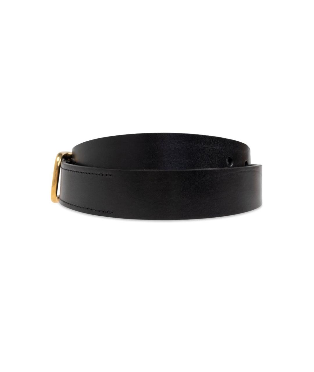 LOEWE Черный кожаный ремень, фото 2