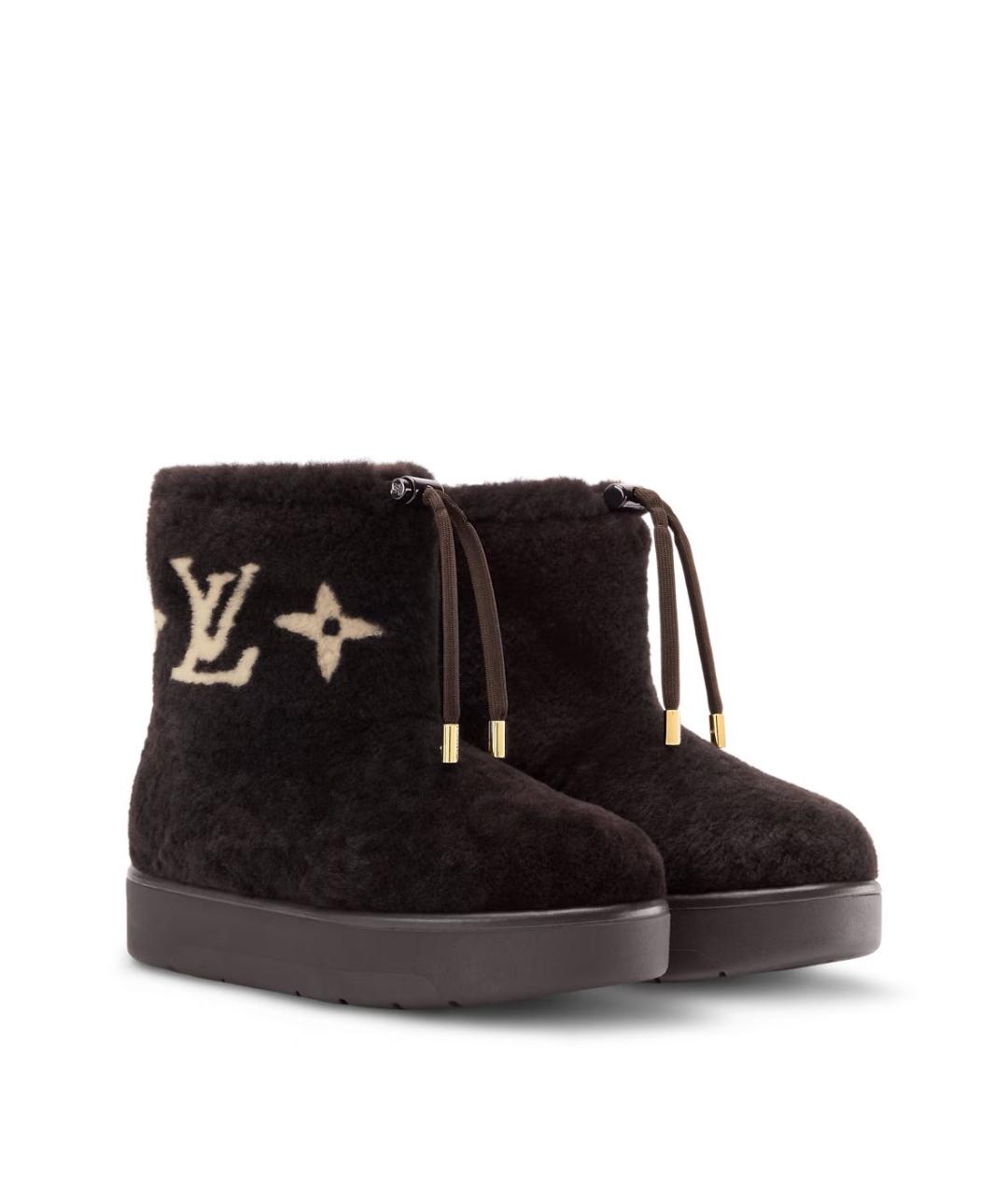 LOUIS VUITTON Коричневые ботинки, фото 2