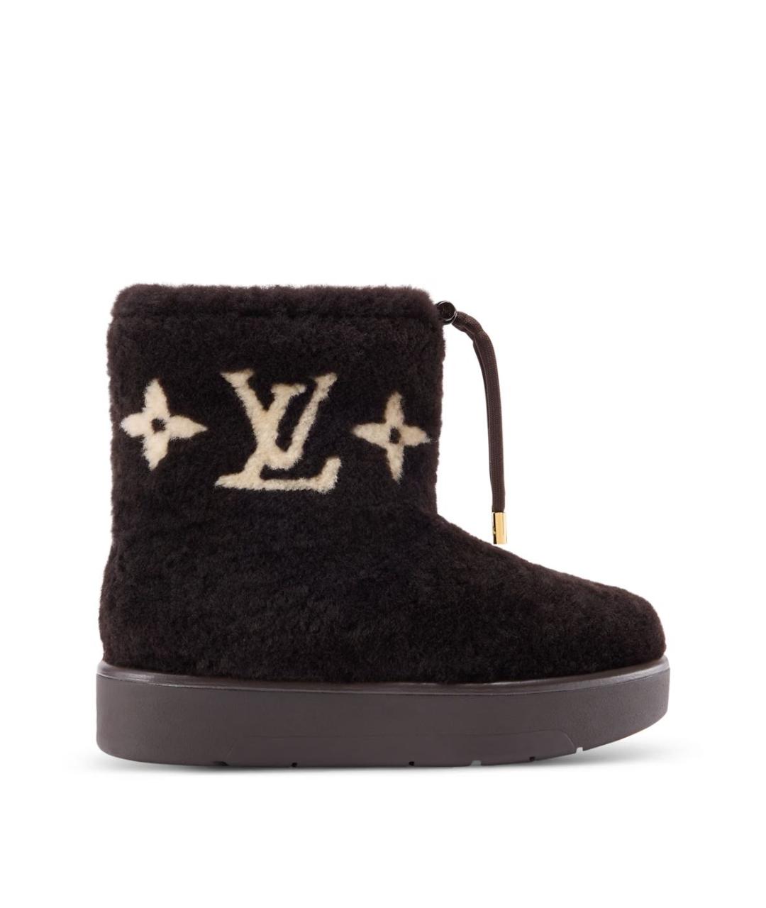 LOUIS VUITTON Коричневые ботинки, фото 5