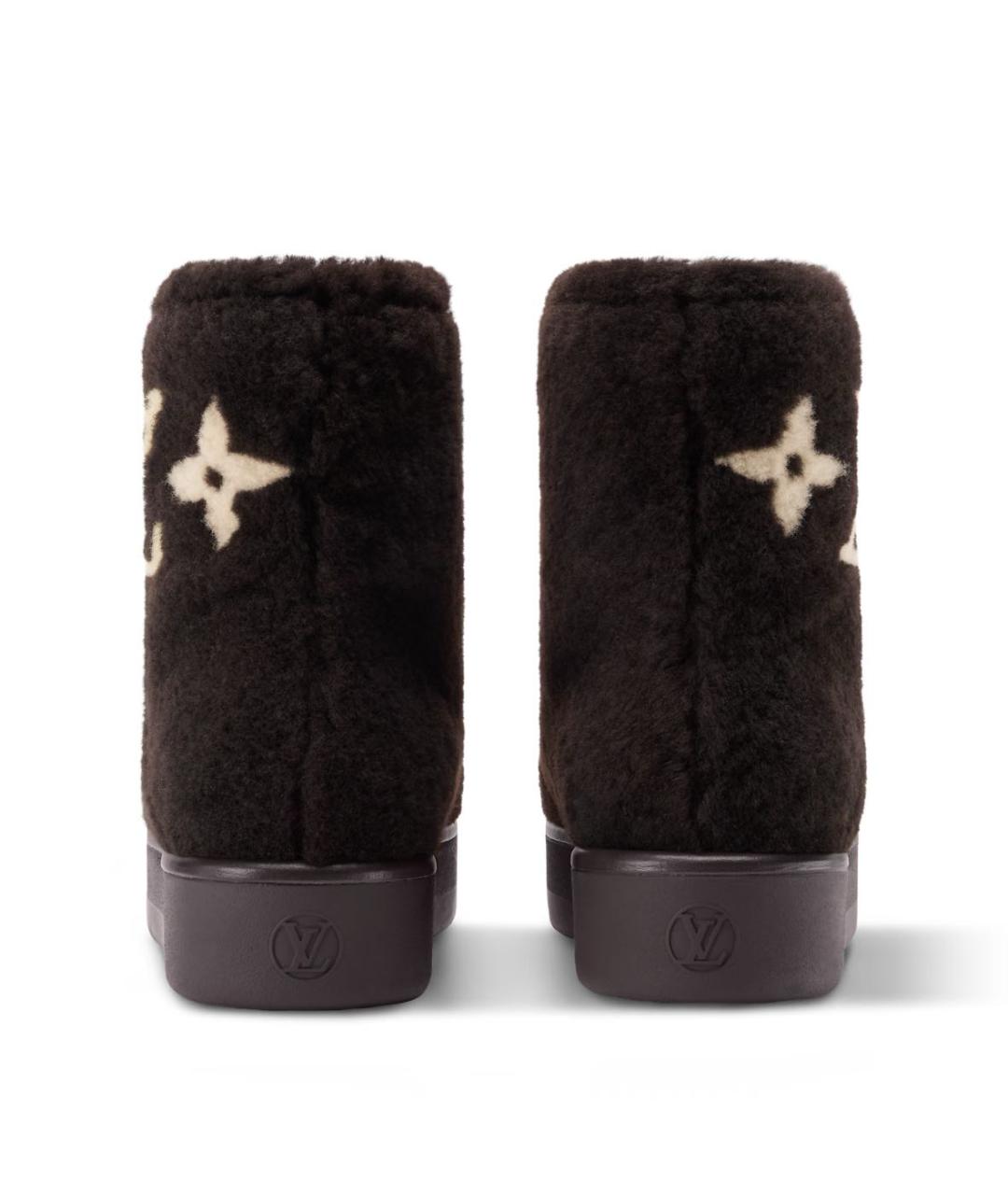 LOUIS VUITTON Коричневые ботинки, фото 4
