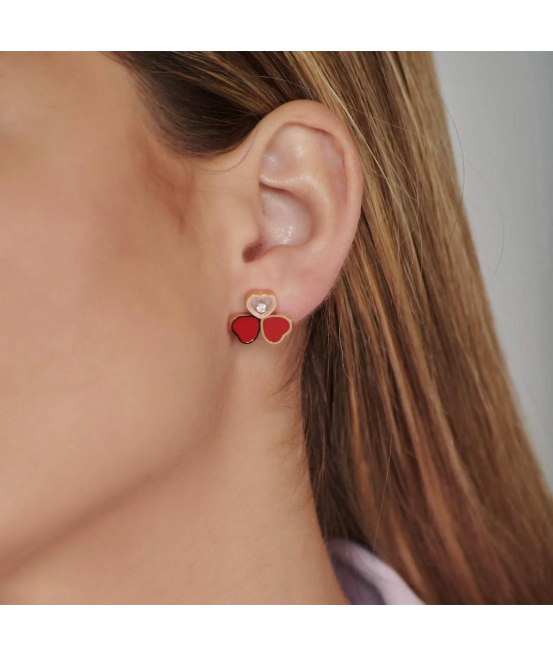 CHOPARD Золотые серьги из розового золота, фото 2