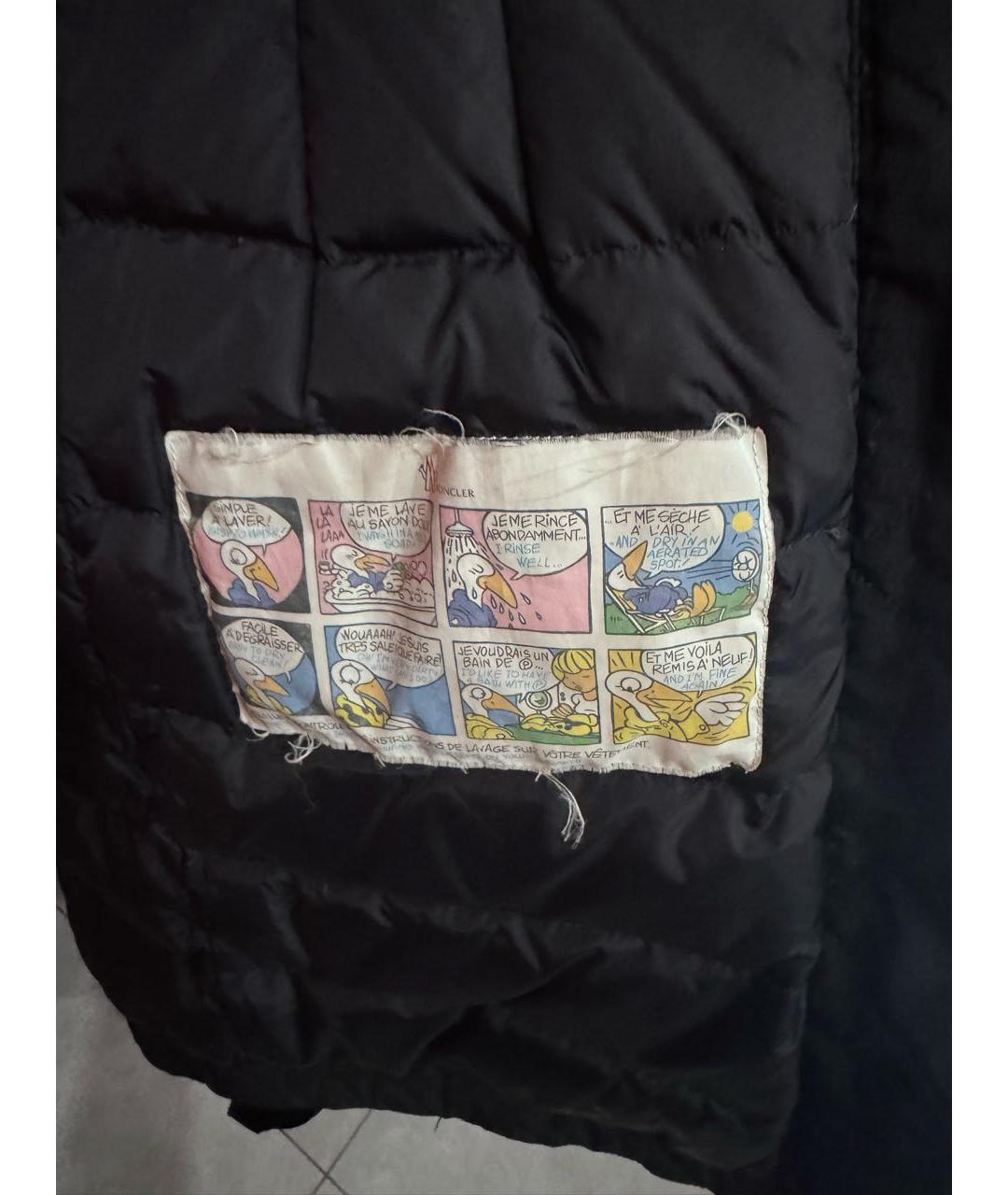 MONCLER Черная парка, фото 7