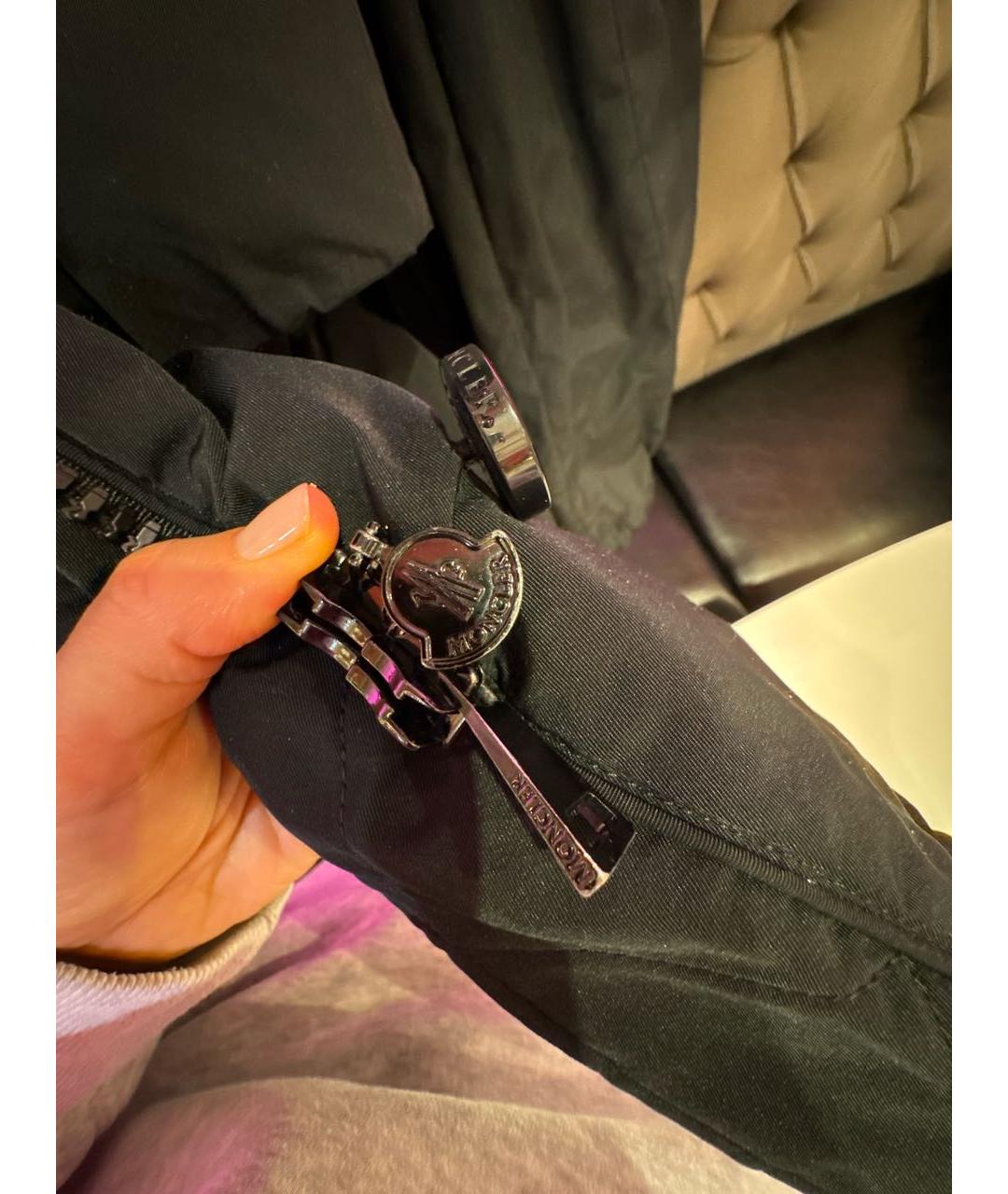 MONCLER Черная парка, фото 6