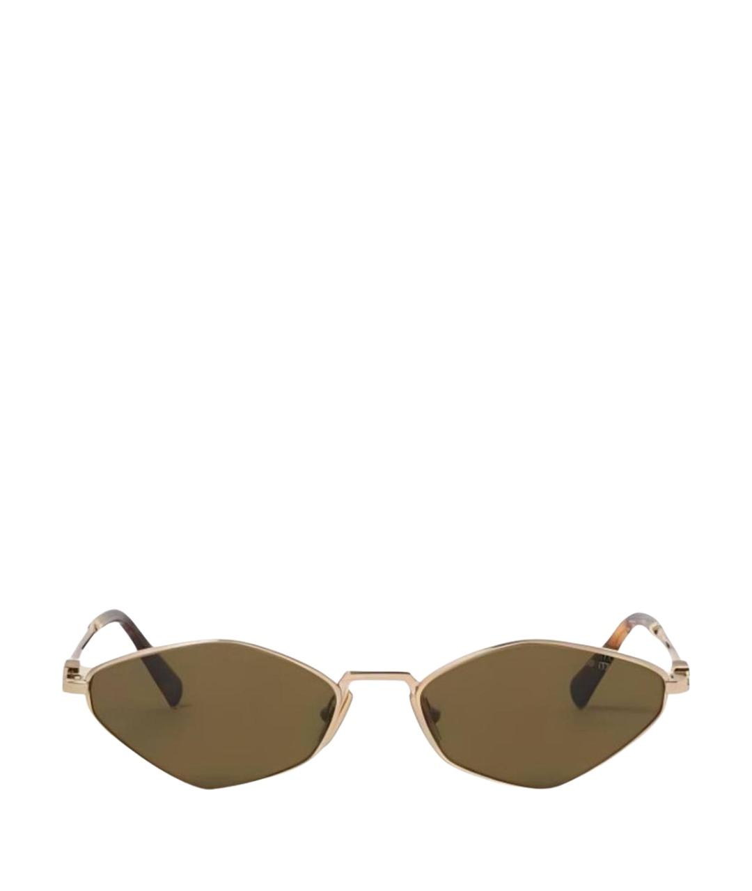 MIU MIU Мульти металлические солнцезащитные очки, фото 1